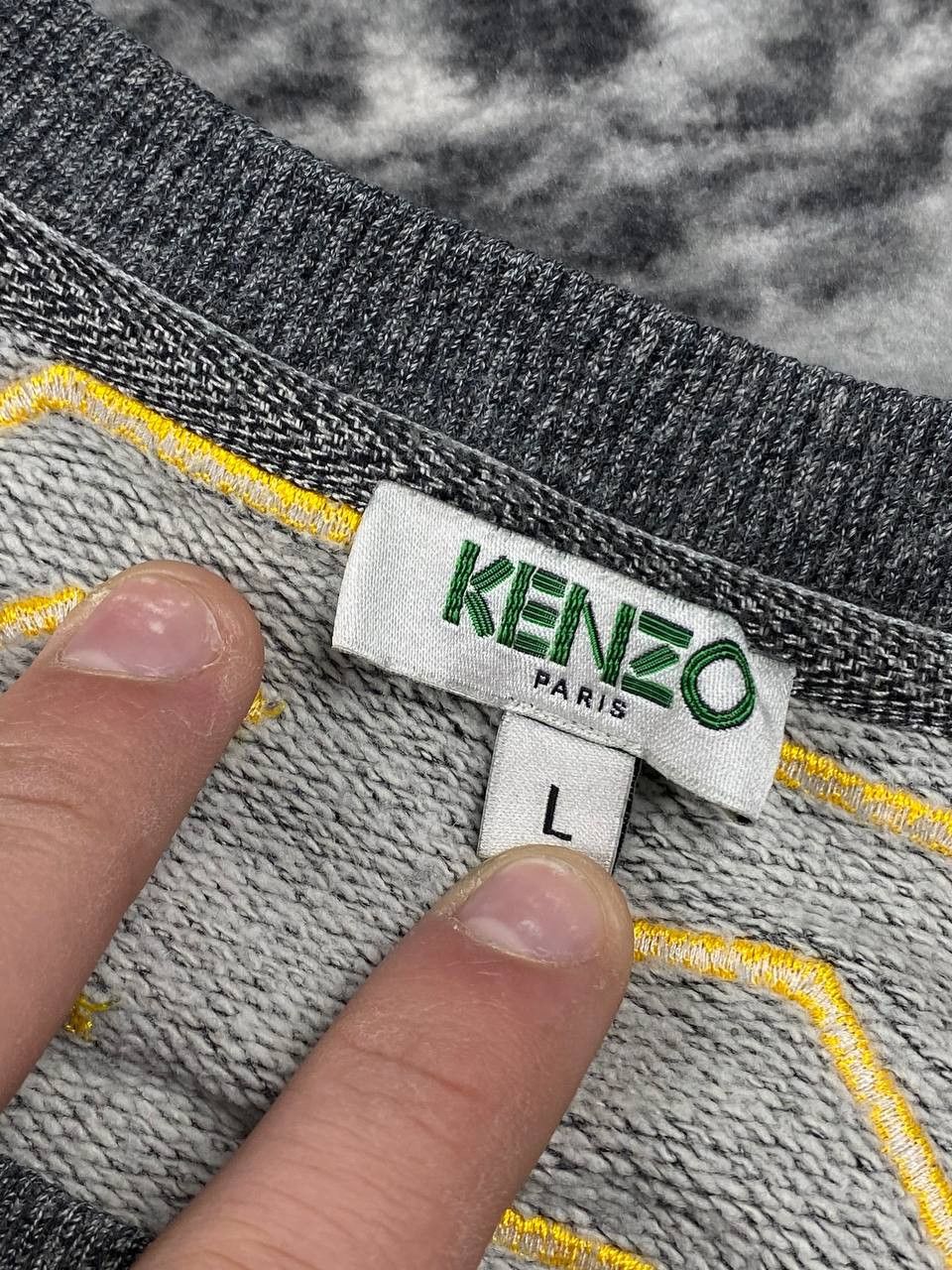 Kenzo Kenzo Paris Classic Tiger Embroidered Sweatshirt Men Size L Size US L / EU 52-54 / 3 - 7 Thumbnail