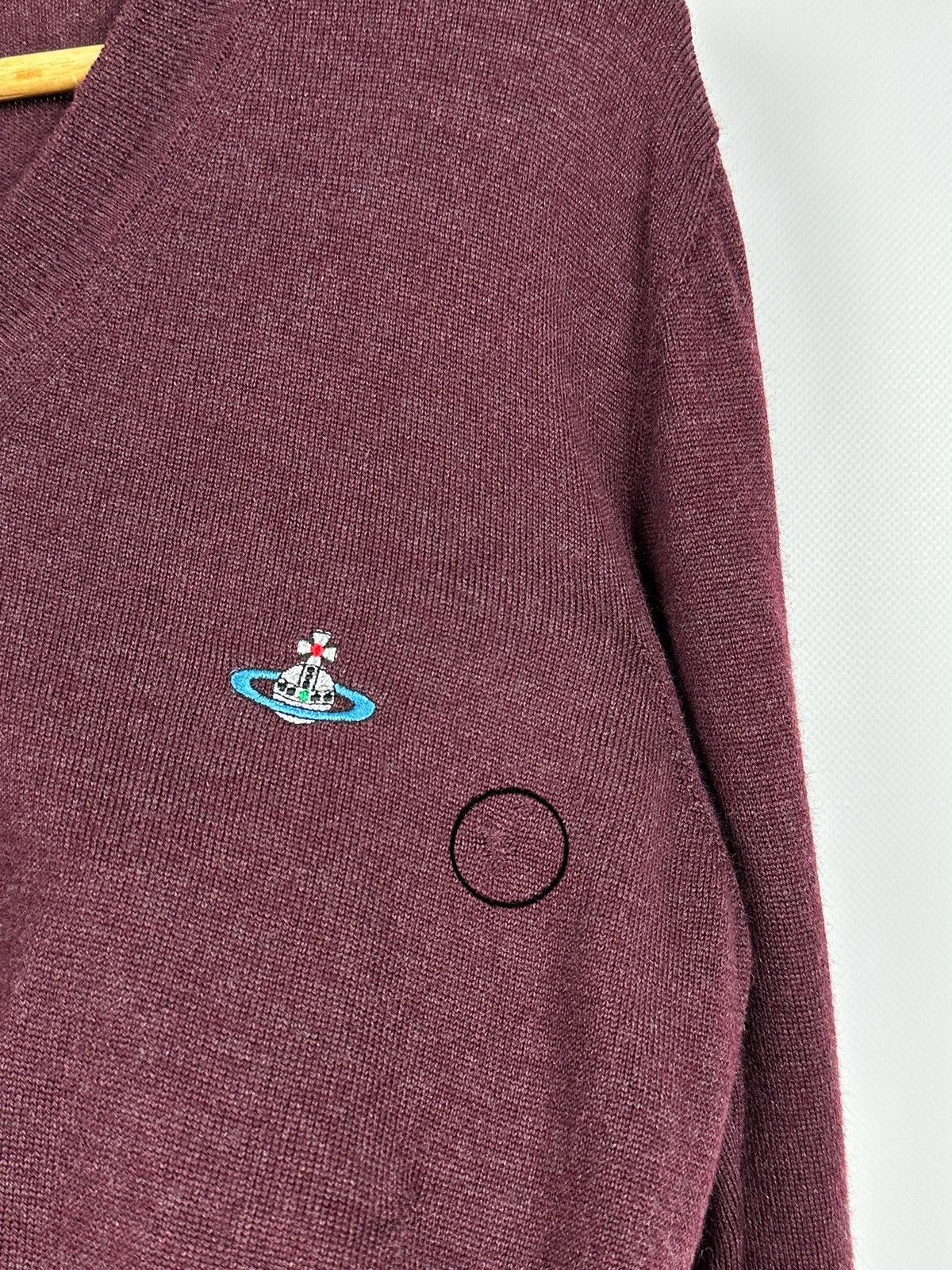 Vivienne Westwood Vivienne Westwood Wool V Neck Jumper Sweater Size US L / EU 52-54 / 3 - 21 Thumbnail