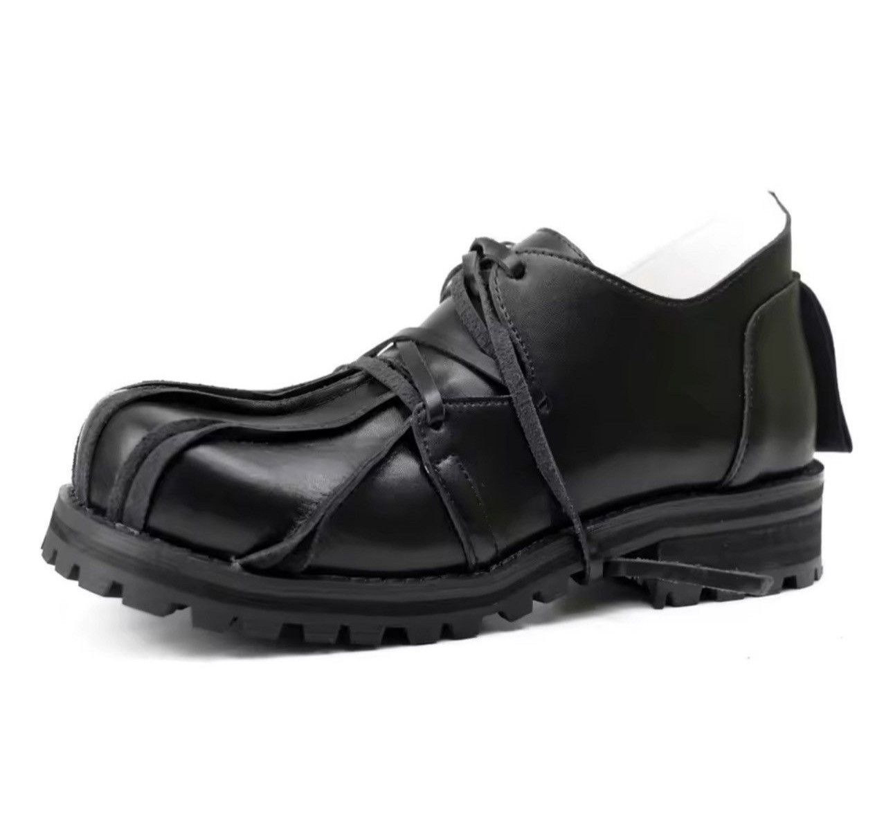 Other Designer Patchwork Outdoor PU Leather Platform Casual Boots Size US 10.5 / EU 43-44 - 5 Thumbnail