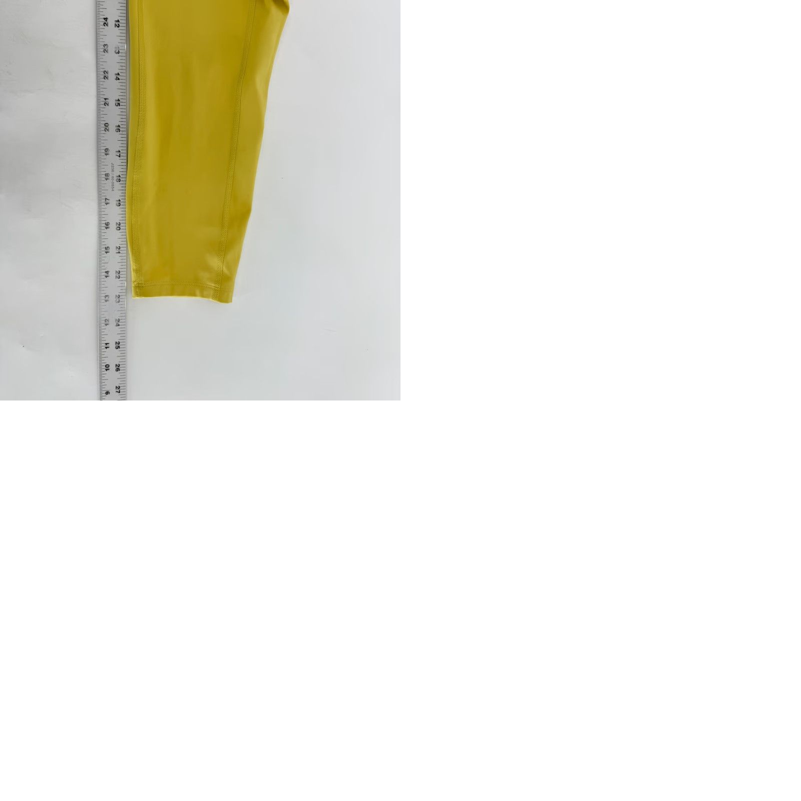 Girlfriend Collective Girlfriend Womens Medium Collective High Rise Pocket Leggings Yellow Yoga Capri Tapered Classic Activewear Womens M Yellow Leggings Size 32" / US 10 / IT 46 - 9 Thumbnail