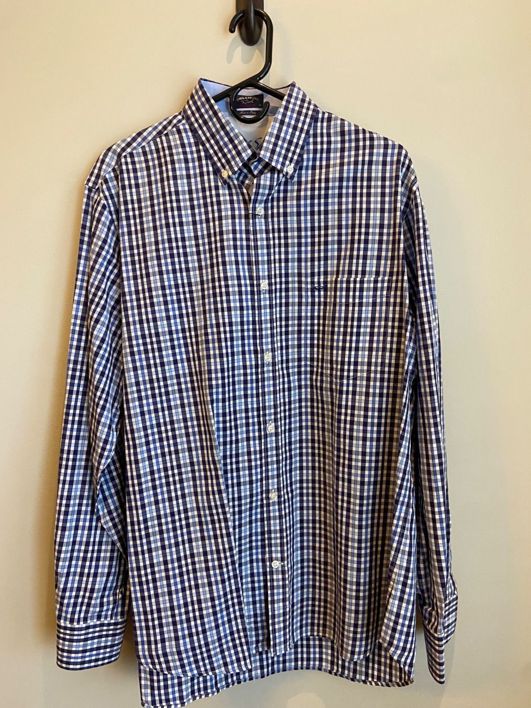 Paul & Shark Paul & Shark Yachting Gingham Shirt Blue/White Check Size 42 Size US XS / EU 42 / 0 - 1 Thumbnail