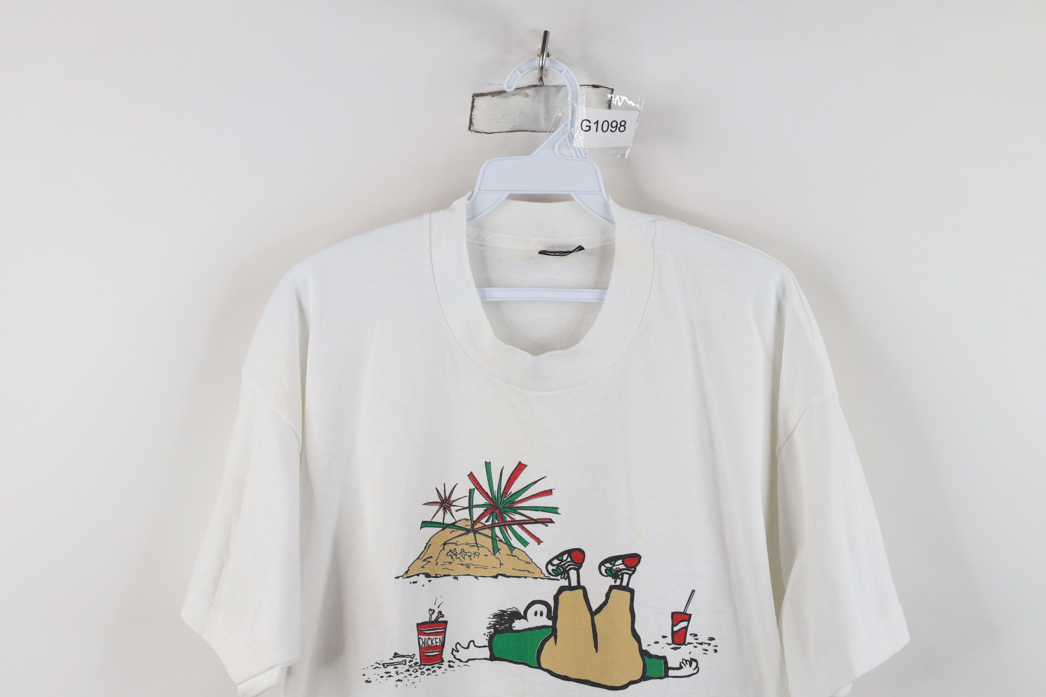 Vintage Vintage 80s 90s Mountain Park Utah Short Sleeve T-Shirt USA Size US XL / EU 56 / 4 - 2 Thumbnail