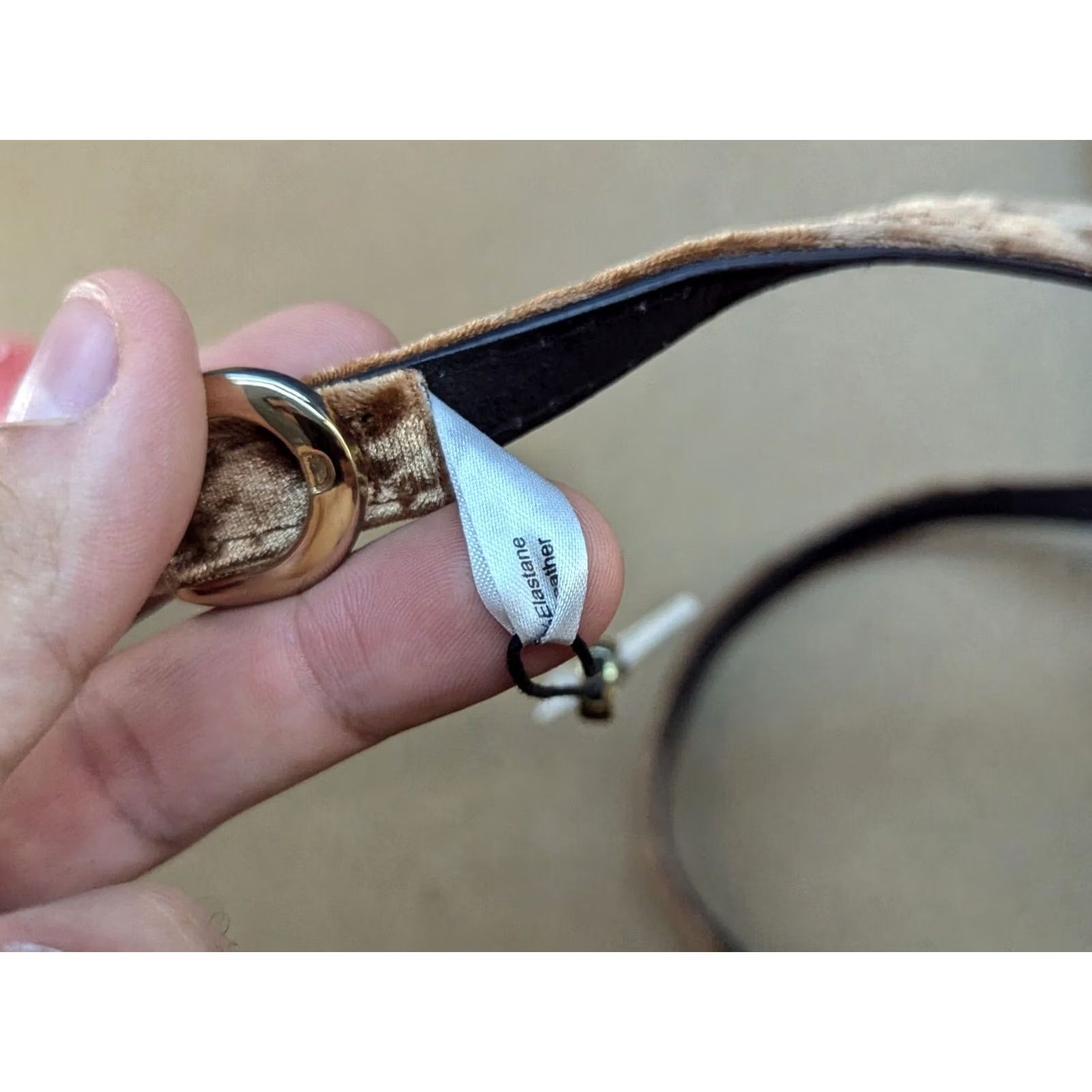 Vintage DAY Birger et Mikkelsen Womens Belt S-M Lupin Suede Animal Print Belt Brown Cognac Buckle Fans Size ONE SIZE - 3 Thumbnail
