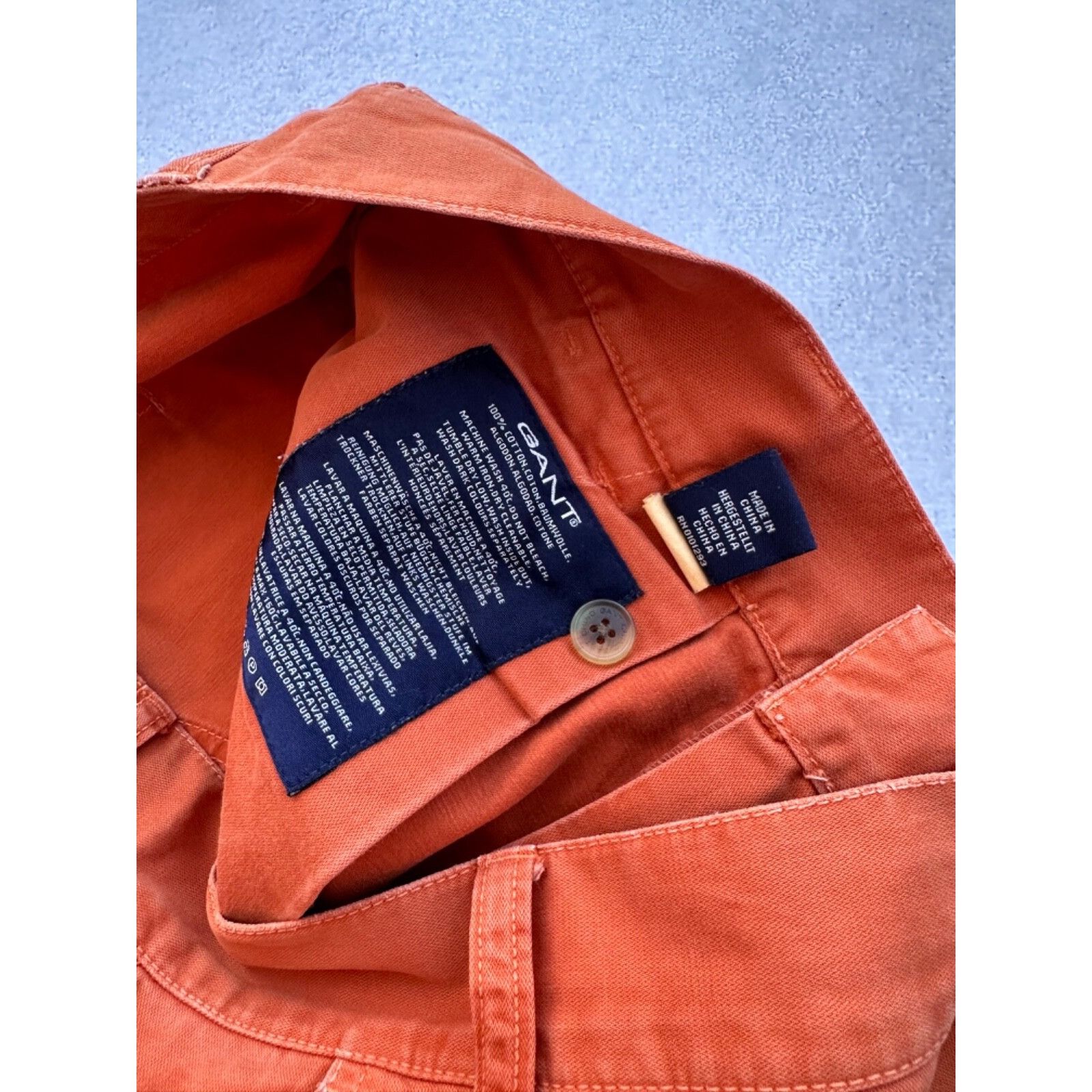 Gant VTG Gant Orange Distressed Sophomore Cargo Pants Size US 32 / EU 48 - 7 Thumbnail