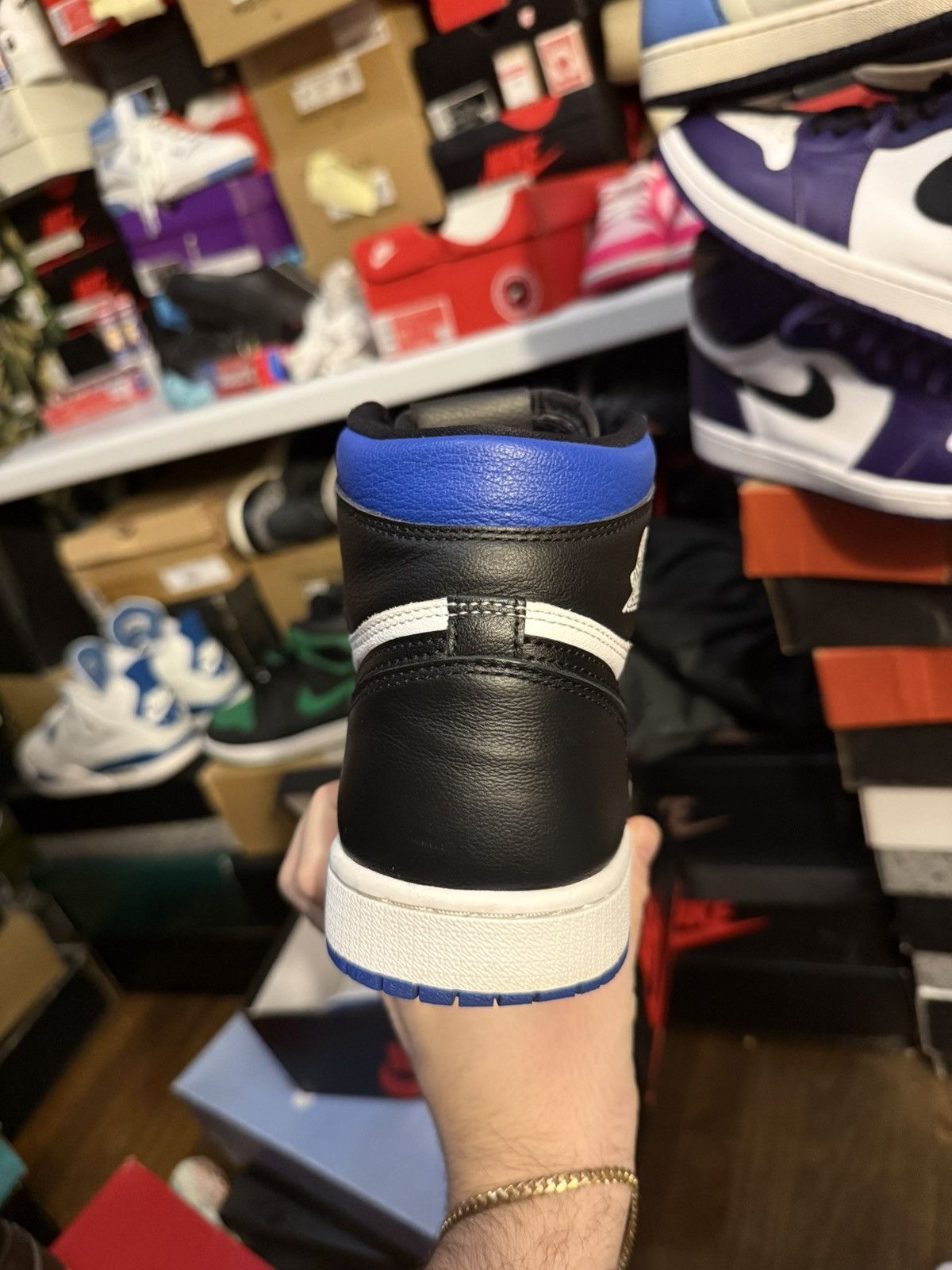 Jordan Brand Jordan retro 1 royal toe sz 8 Size US 8 / EU 41 - 4 Thumbnail
