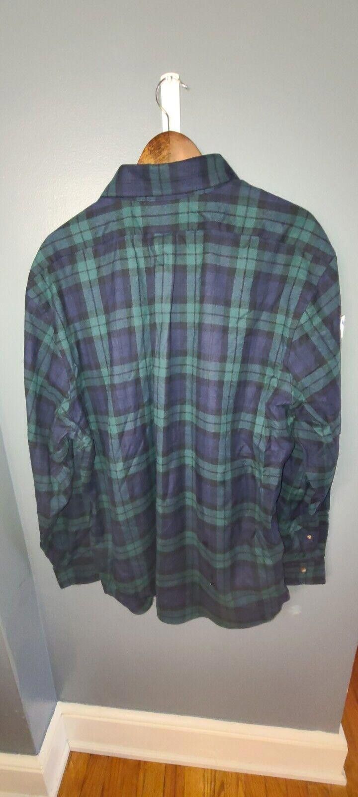 Brooks Brothers Brooks Brothers Regent Fit Men's XXL Navy Green Plaid Size US XXL / EU 58 / 5 - 8 Thumbnail