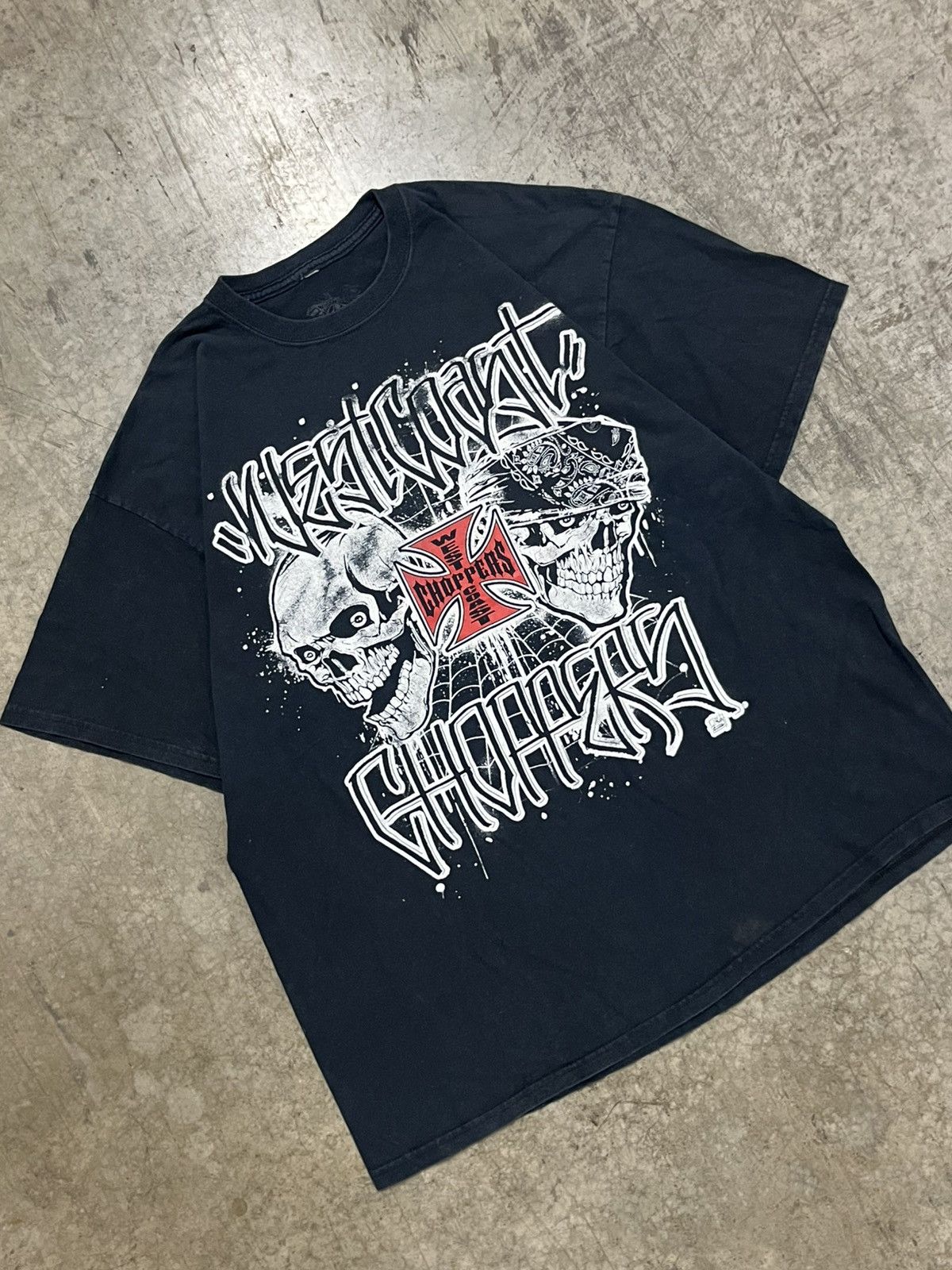 West Coast Choppers West coast choppers y2k boxy fit graphic tee rare grunge Size US XXL / EU 58 / 5 - 1 Thumbnail
