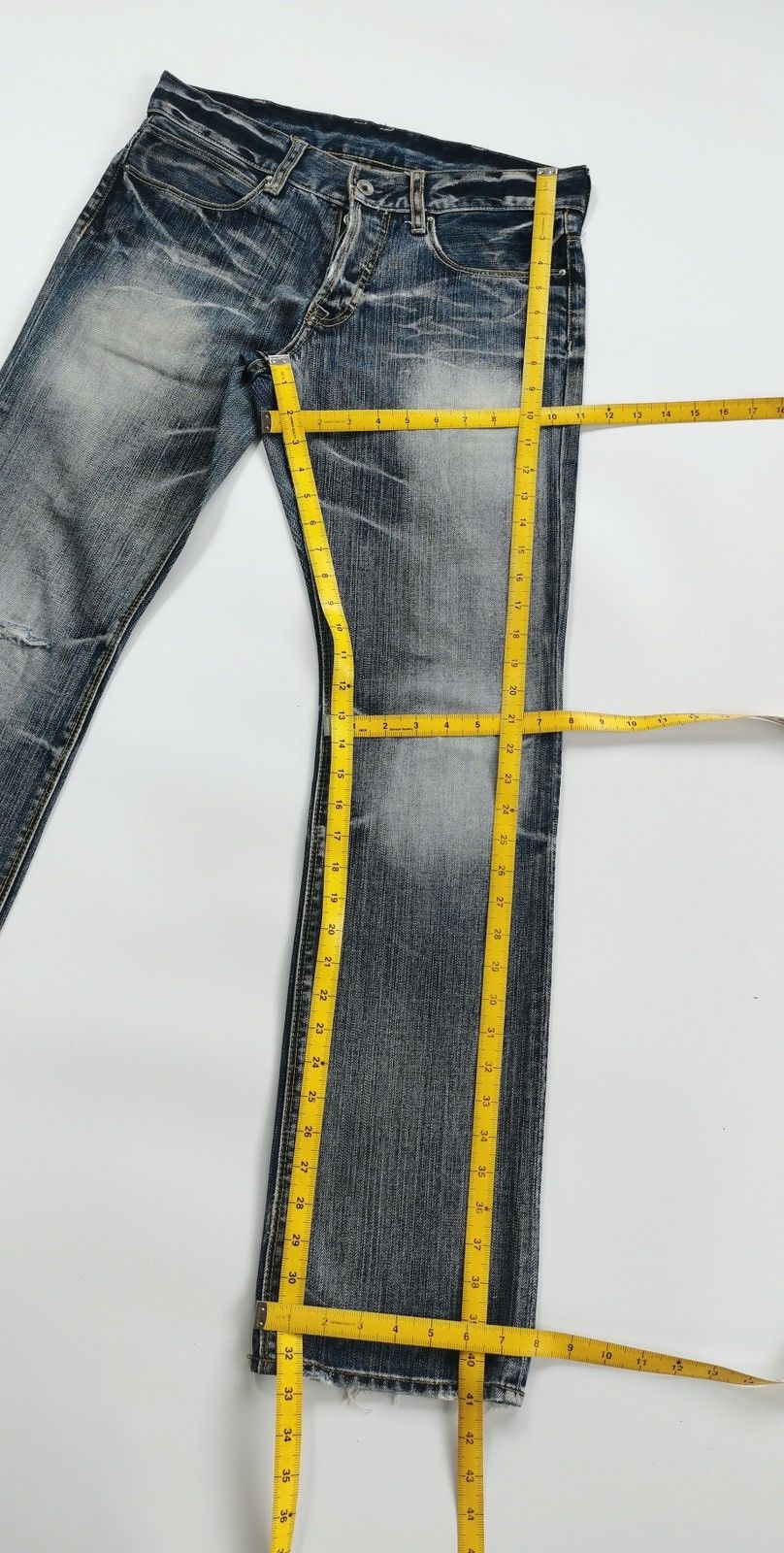 Boycott Boycott Japan Broken Twill Faded Denim Jeans Size US 32 / EU 48 - 17 Thumbnail