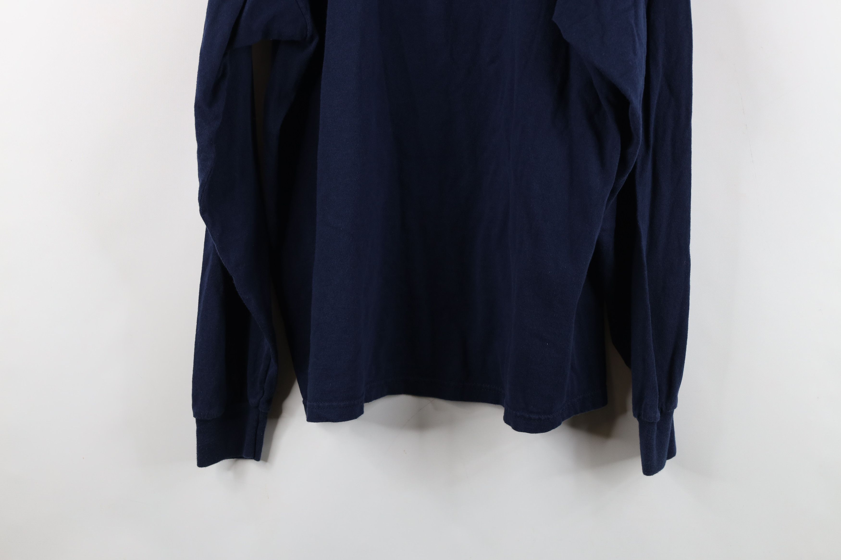 Vintage Vintage 90s University of Michigan Long Sleeve T-Shirt Size US XL / EU 56 / 4 - 11 Thumbnail