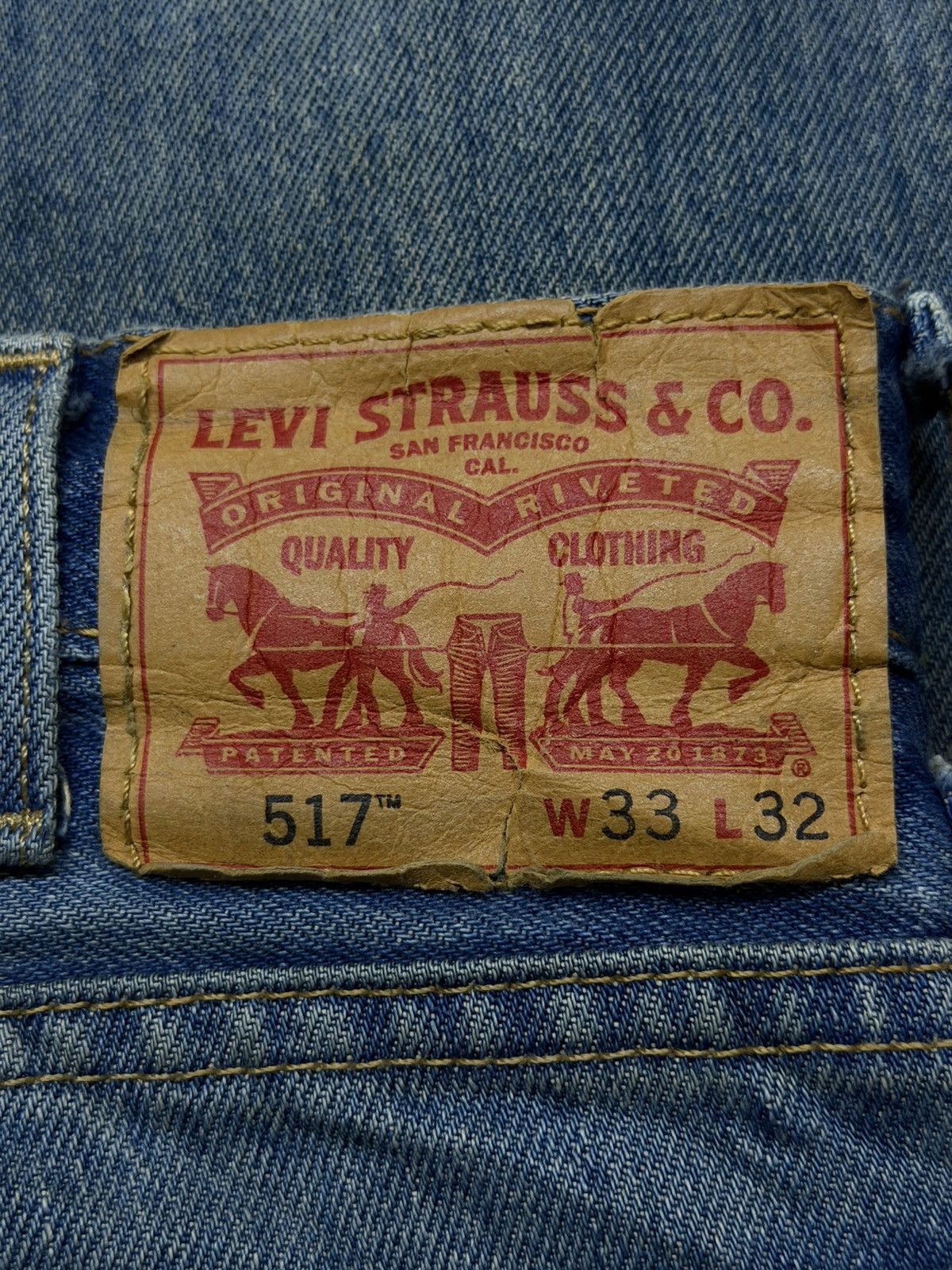 Levi's Vintage Levi’s 517 Denim Jeans | Relaxed Bootcut Fit | W34 Size US 34 / EU 50 - 12 Thumbnail