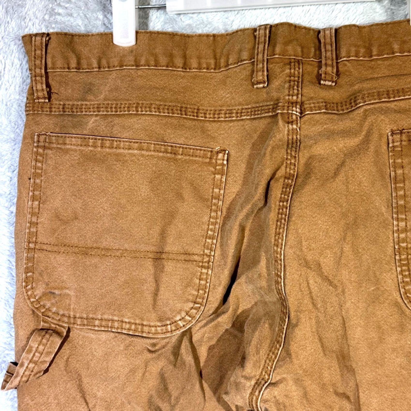 Dickies Dickies Carpenter Jeans Men's 40x32 Brown Denim Stretch Straight Leg Workwear Size US 40 / EU 56 - 5 Thumbnail