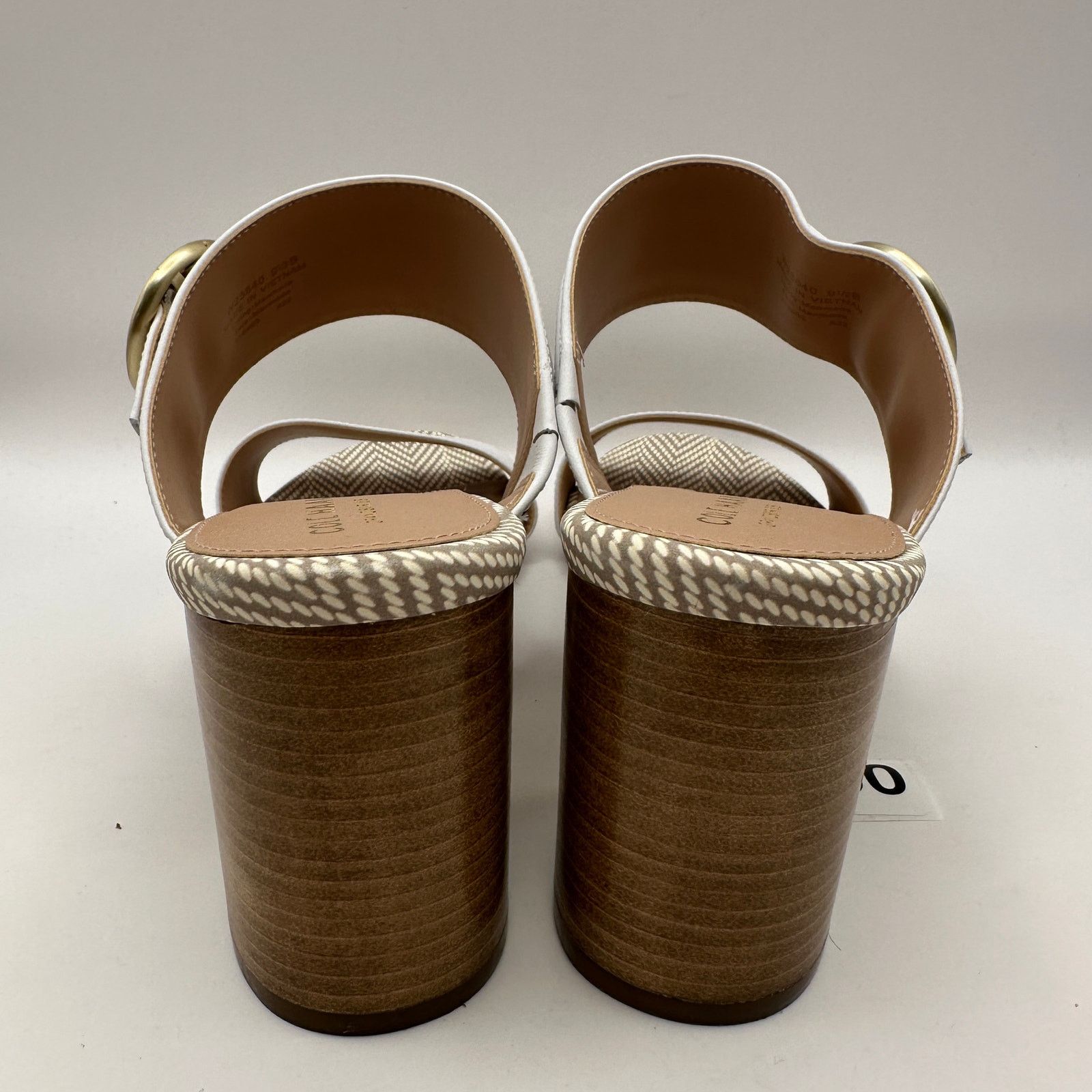 Cole Haan COLE HAAN WOMEN'S 9.5 ALINA CITY MULE SANDALE 65MM OPTIC Size US 9.5 / IT 39.5 - 4 Thumbnail
