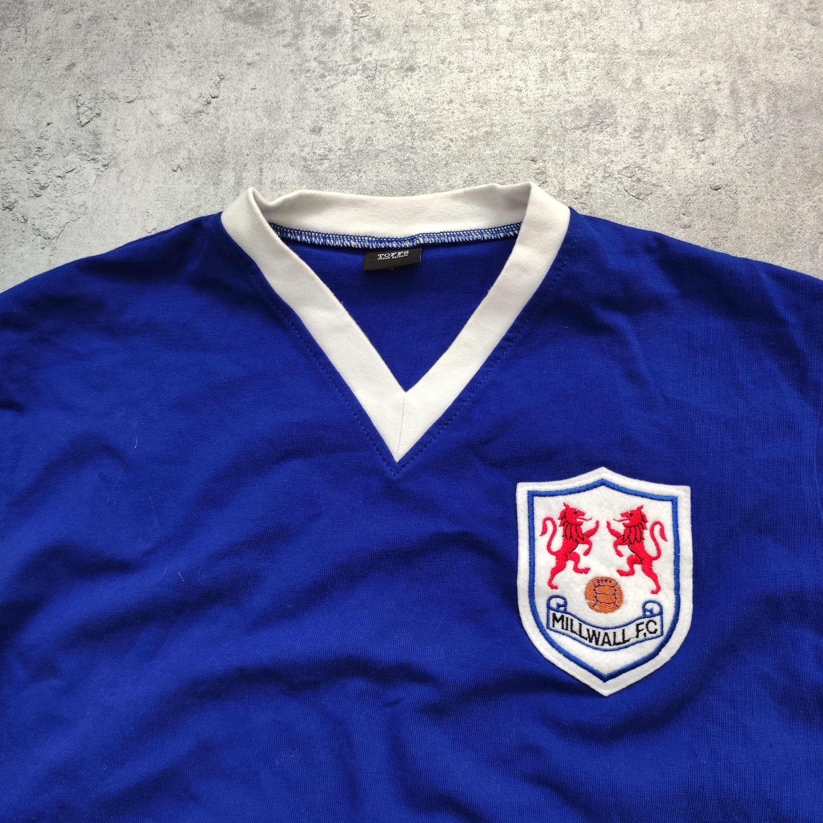 Vintage Vintage RARE Football Millwall Football 60s Replica Jersey Size US L / EU 52-54 / 3 - 4 Thumbnail