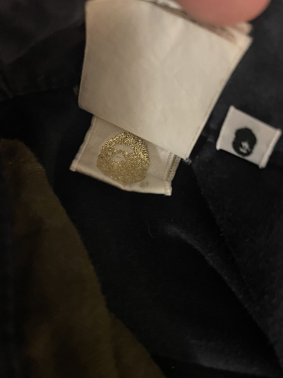 Bape Navy Blue Bape Cargo Pants with Yellow Zippers Size US 34 / EU 50 - 7 Thumbnail