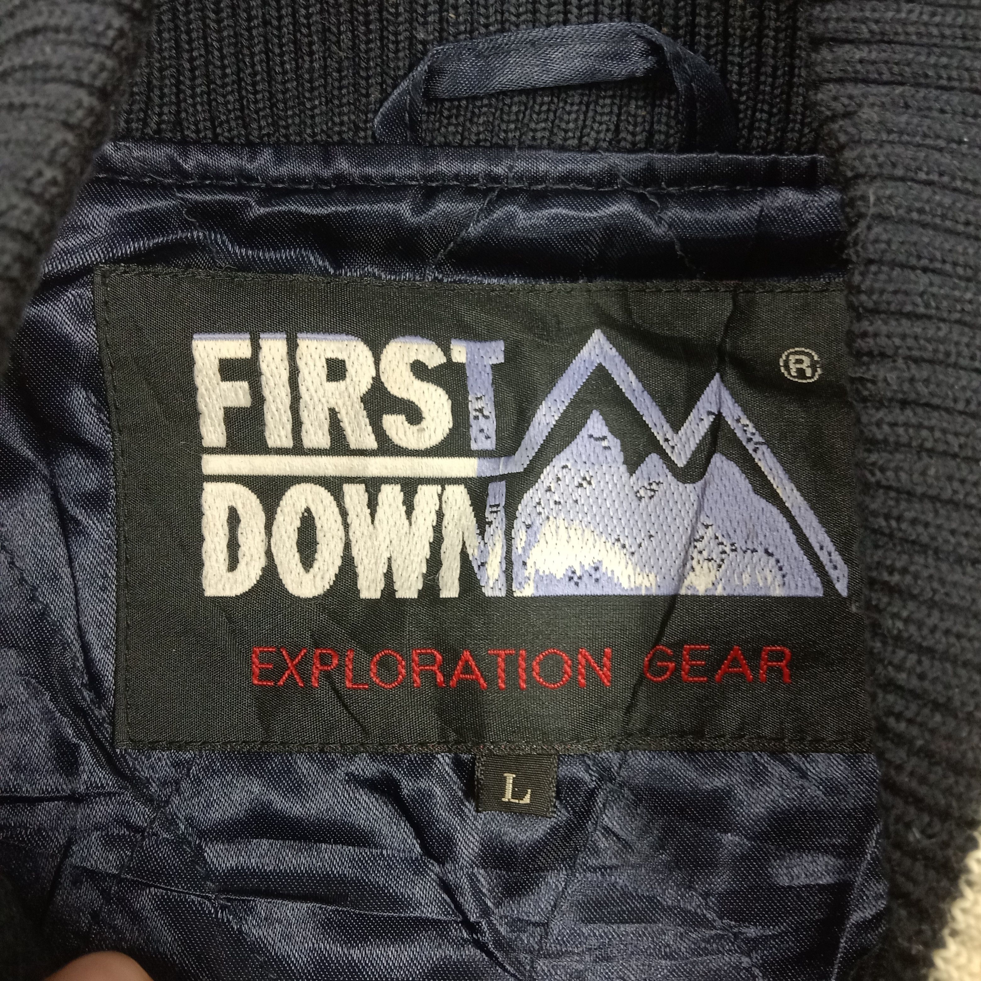 Vintage First Down Exploration USA Letterman Varsity Jacket C291N34 Size US L / EU 52-54 / 3 - 3 Thumbnail