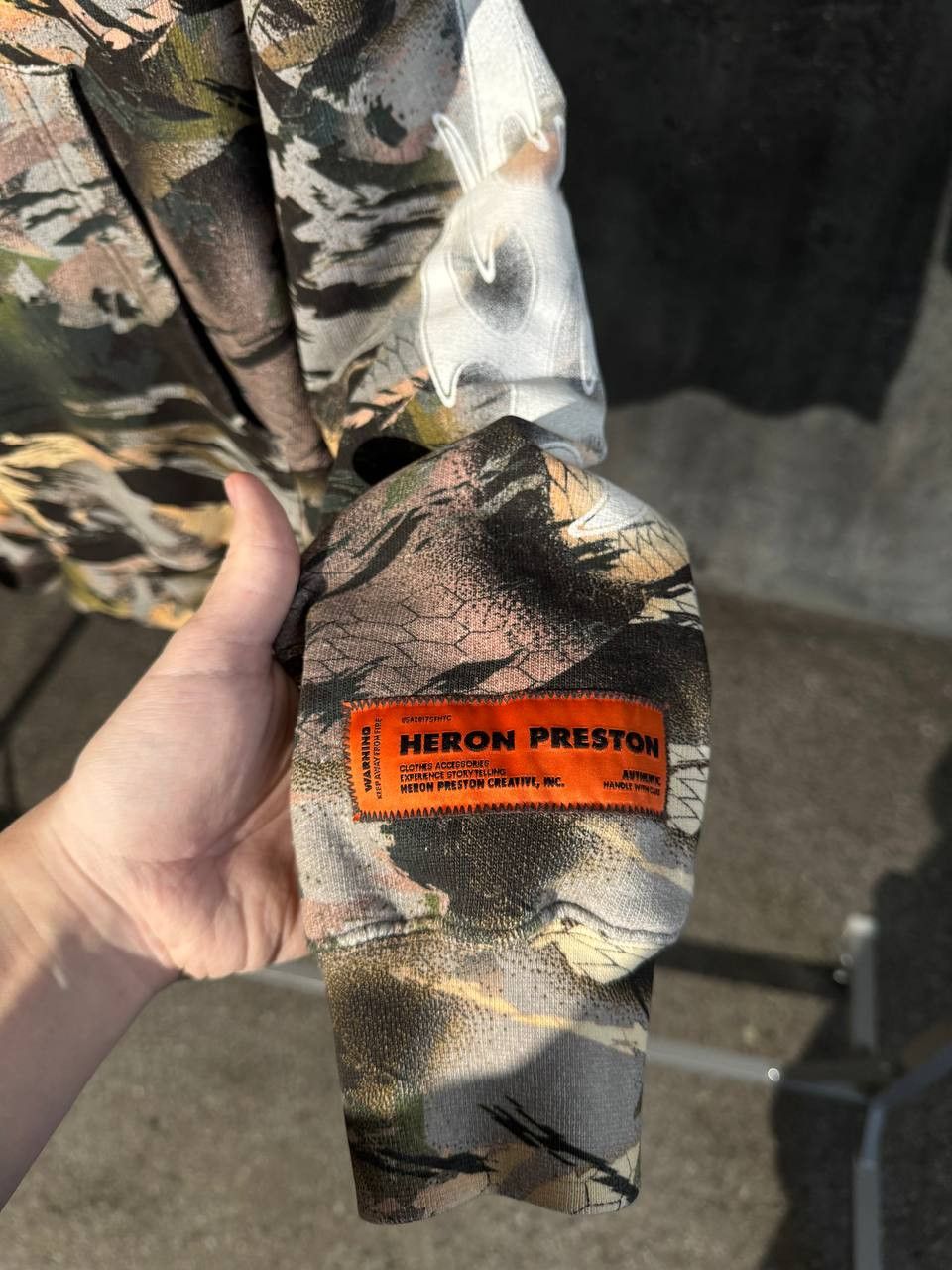 Heron Preston Heron Preston Camo Hoodie Size US M / EU 48-50 / 2 - 6 Thumbnail
