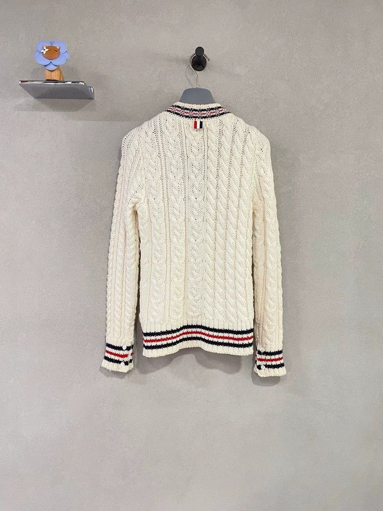 Thom Browne Thom Browne Apricot knit cardigan Size XS / US 0-2 / IT 36-38 - 2 Thumbnail