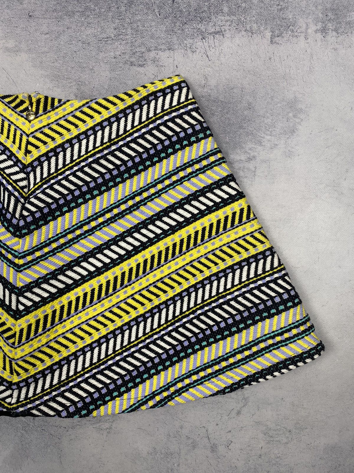 Just Cavalli Just Cavalli Women's Multi-Color Striped A-Line Mini Skirt Size S / US 4 / IT 40 - 9 Thumbnail