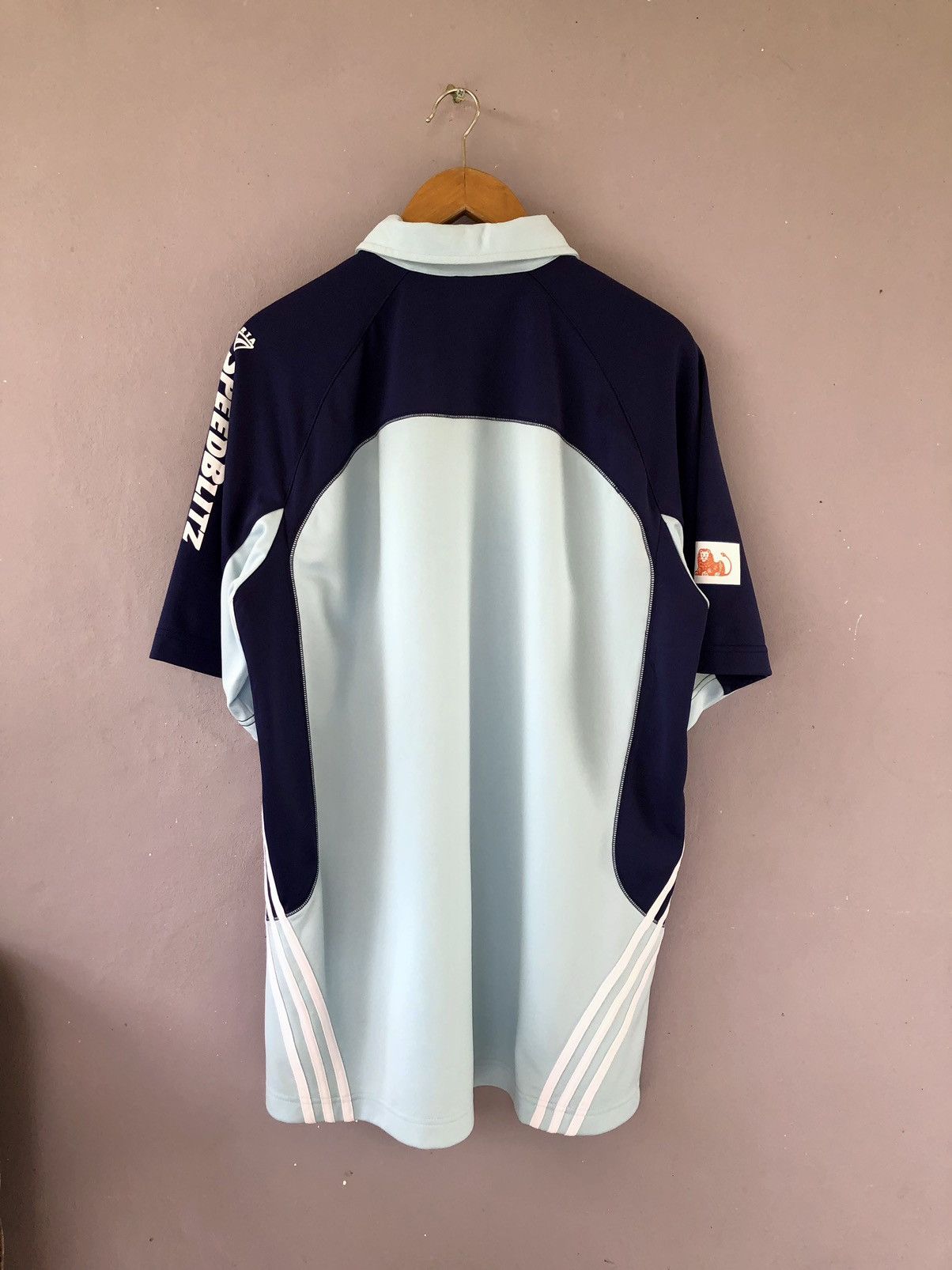 Adidas 2004 SpeedBlitz Blues Australia Cricket Jersey Size US XL / EU 56 / 4 - 3 Thumbnail