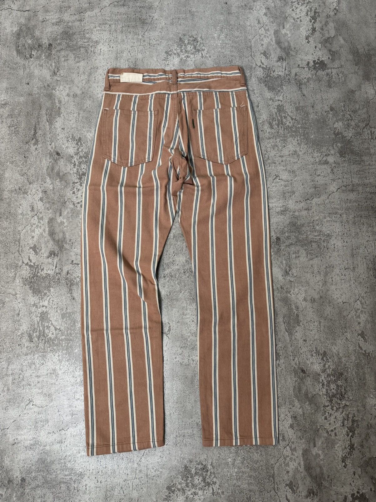 Kapital VINTAGE KAPITAL WITH STRIPED MOTIF LONG PANTS SOFT JEANS Size US 29 - 4 Thumbnail