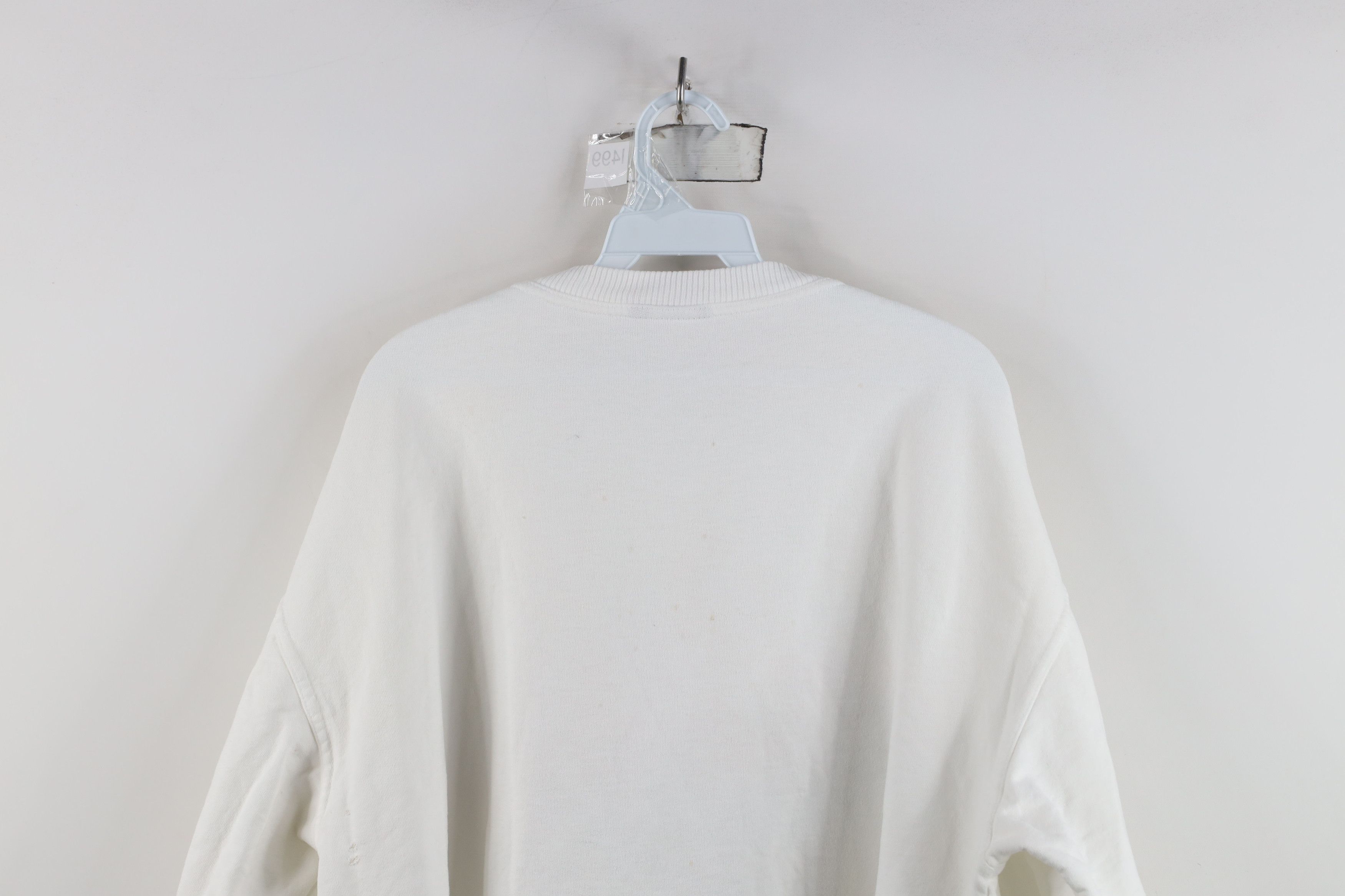 Vintage Vintage 90s Y2K ESPN Zone DC Fire Flames Boxy Fit Sweatshirt Size XXL / US 16-18 / IT 52-54 - 14 Thumbnail