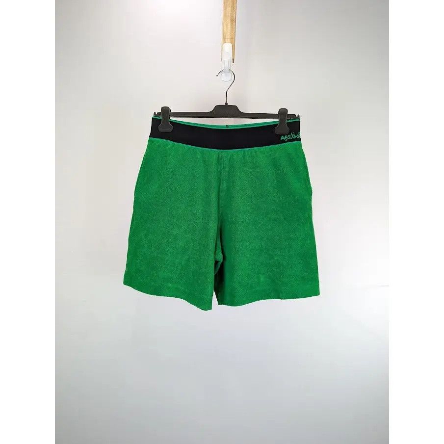 Bottega Veneta o1tko11025 Toweling Easy Shorts in Green/Black Size US 32 / EU 48 - 1 Thumbnail