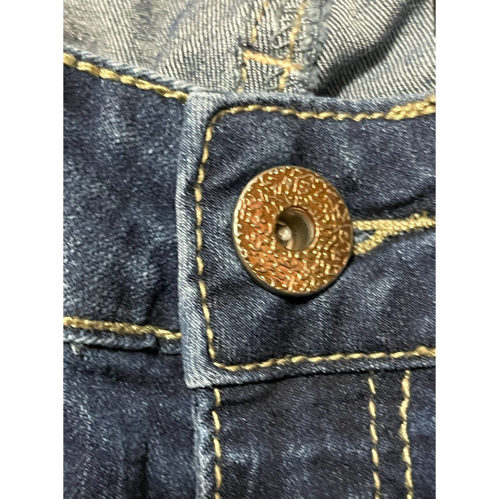 Vintage Love Indigo Premium Jeans Women 27 Blue Denim Skinny Distressed Patches Womens Size 27" / US 4 / IT 40 - 7 Thumbnail