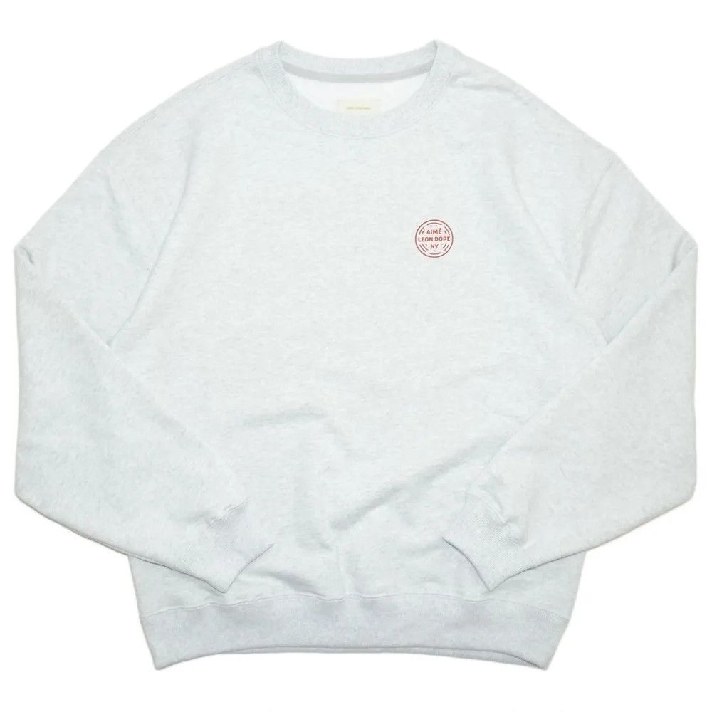 Aime Leon Dore o1mle0925 Apple Energy Crewneck Sweatshirt in Gray Size US XXL / EU 58 / 5 - 1 Thumbnail