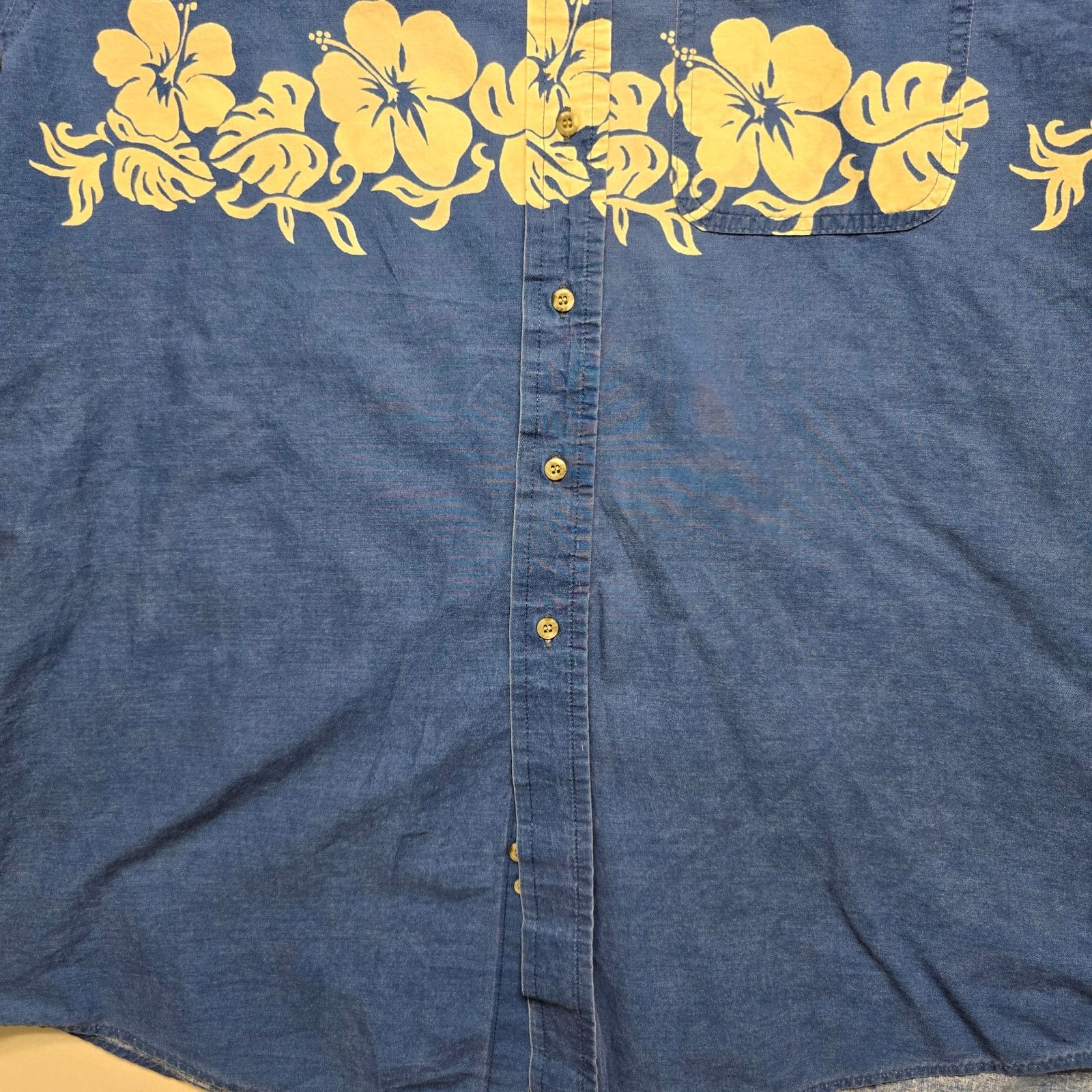 Twenty × Vintage Vintage Hawaii Flower Twenty X Blue XL Tropical Floral Shirt Size US XL / EU 56 / 4 - 2 Thumbnail