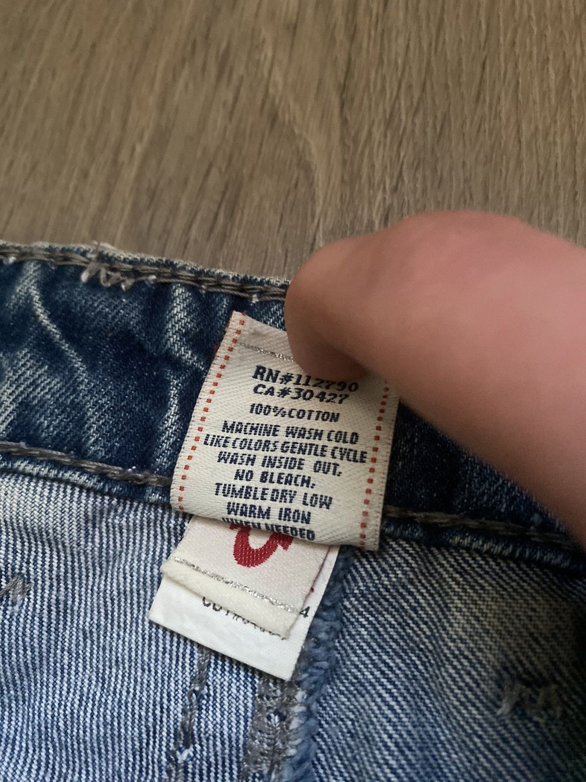 True Religion True Religion Ricky Super T Jeans Fits 31x30 Made in USA Size US 30 / EU 46 - 8 Thumbnail