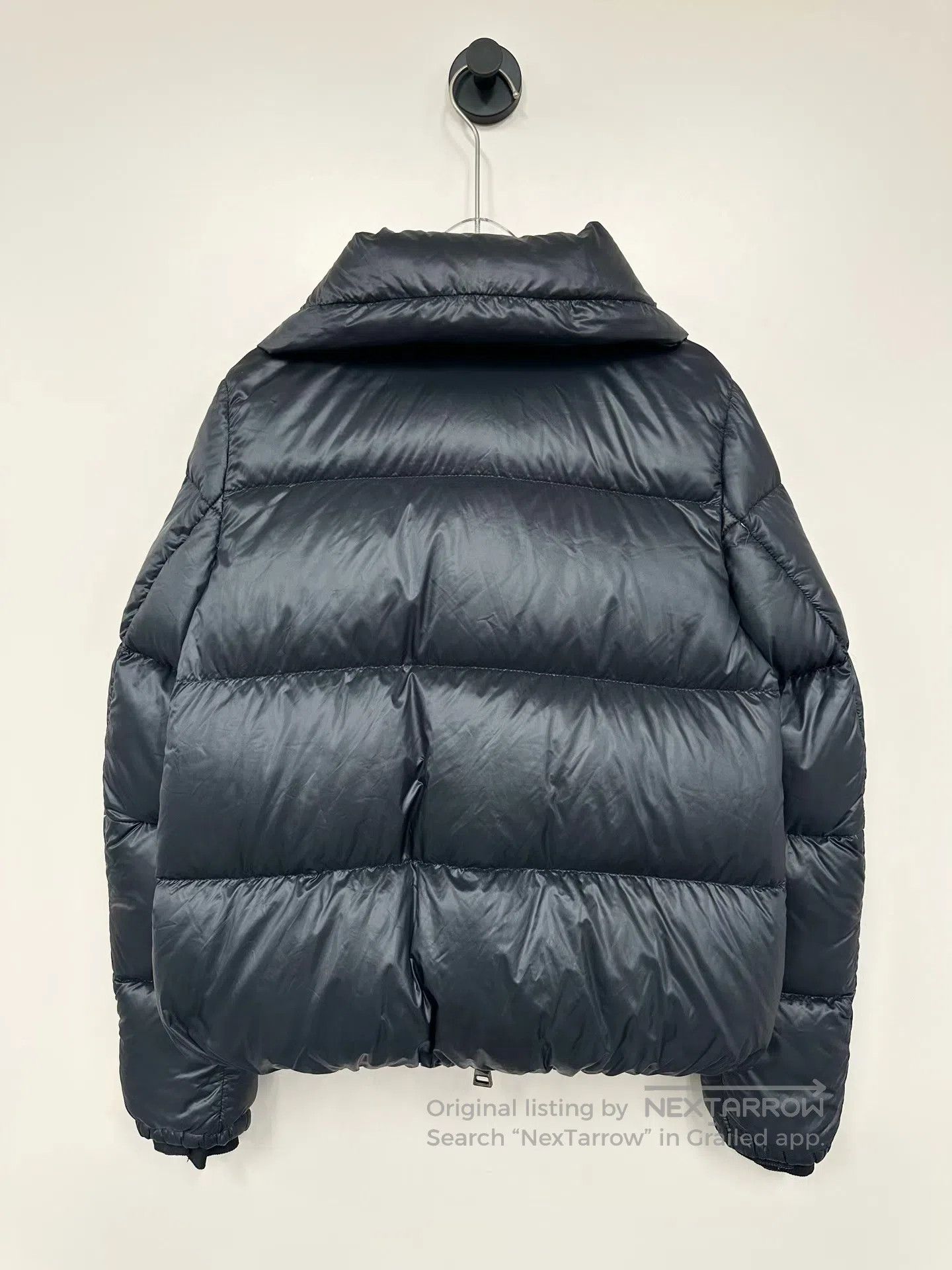 Moncler Moncler Black Sleeve Logo Zipper Down Jacket| Size US XS / EU 42 / 0 - 2 Thumbnail