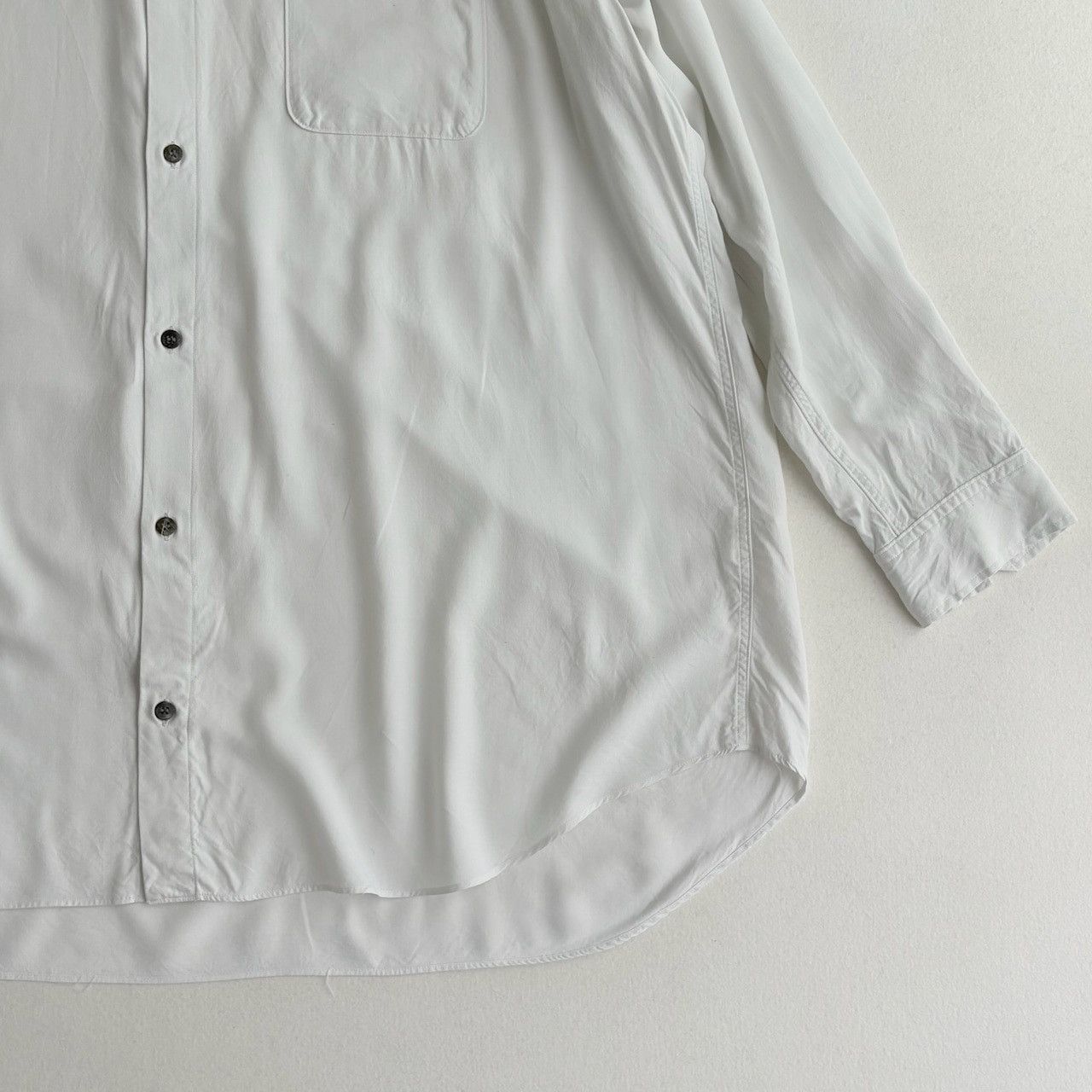 Yohji Yamamoto Yohji Yamamoto 1990s rayon shirt Size US L / EU 52-54 / 3 - 5 Thumbnail