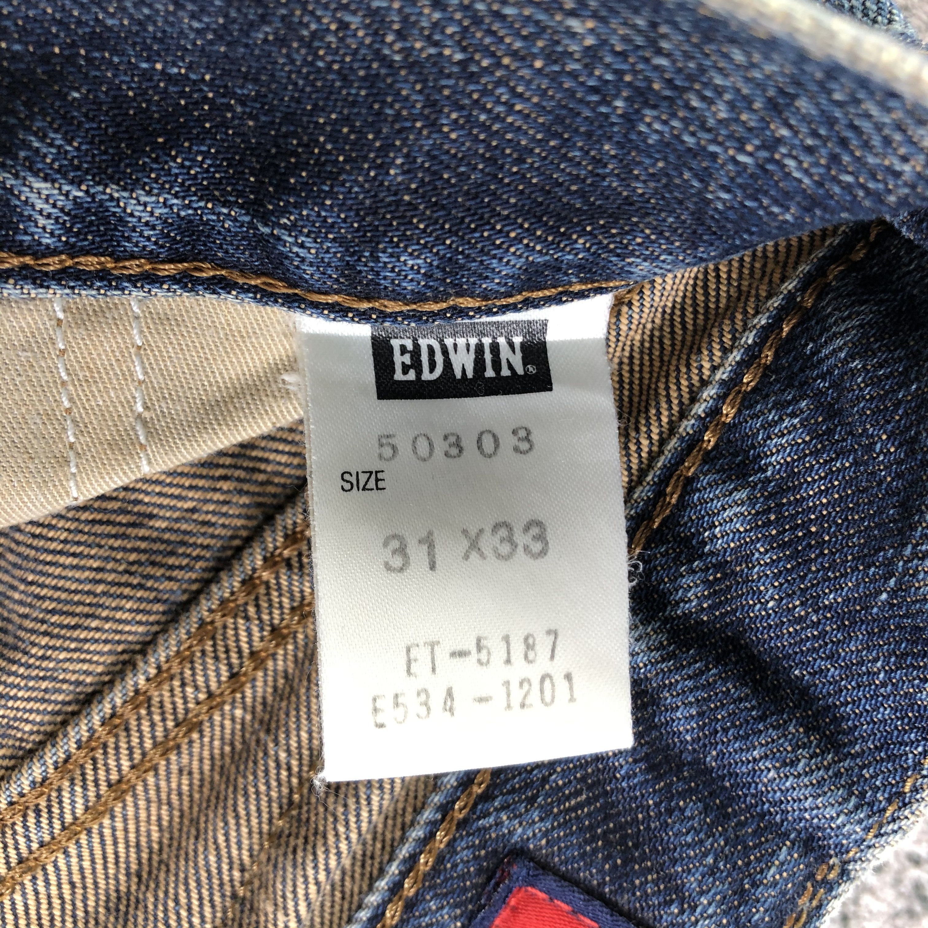 Vintage Edwin Jeans Distressed Denim KJ2200