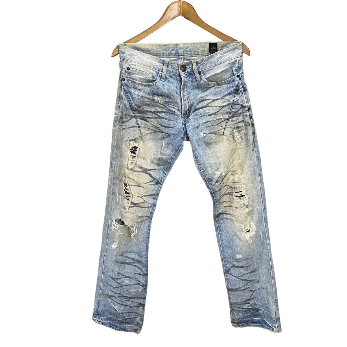 Japanese Brand × semanticdesign Semantic Design Punk style distressed denim Size US 30 / EU 46 - 15 Thumbnail
