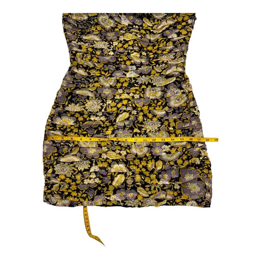 Zara Zara l NWT Floral One Shoulder Ruched Dress Medium Size M / US 6-8 / IT 42-44 - 6 Thumbnail