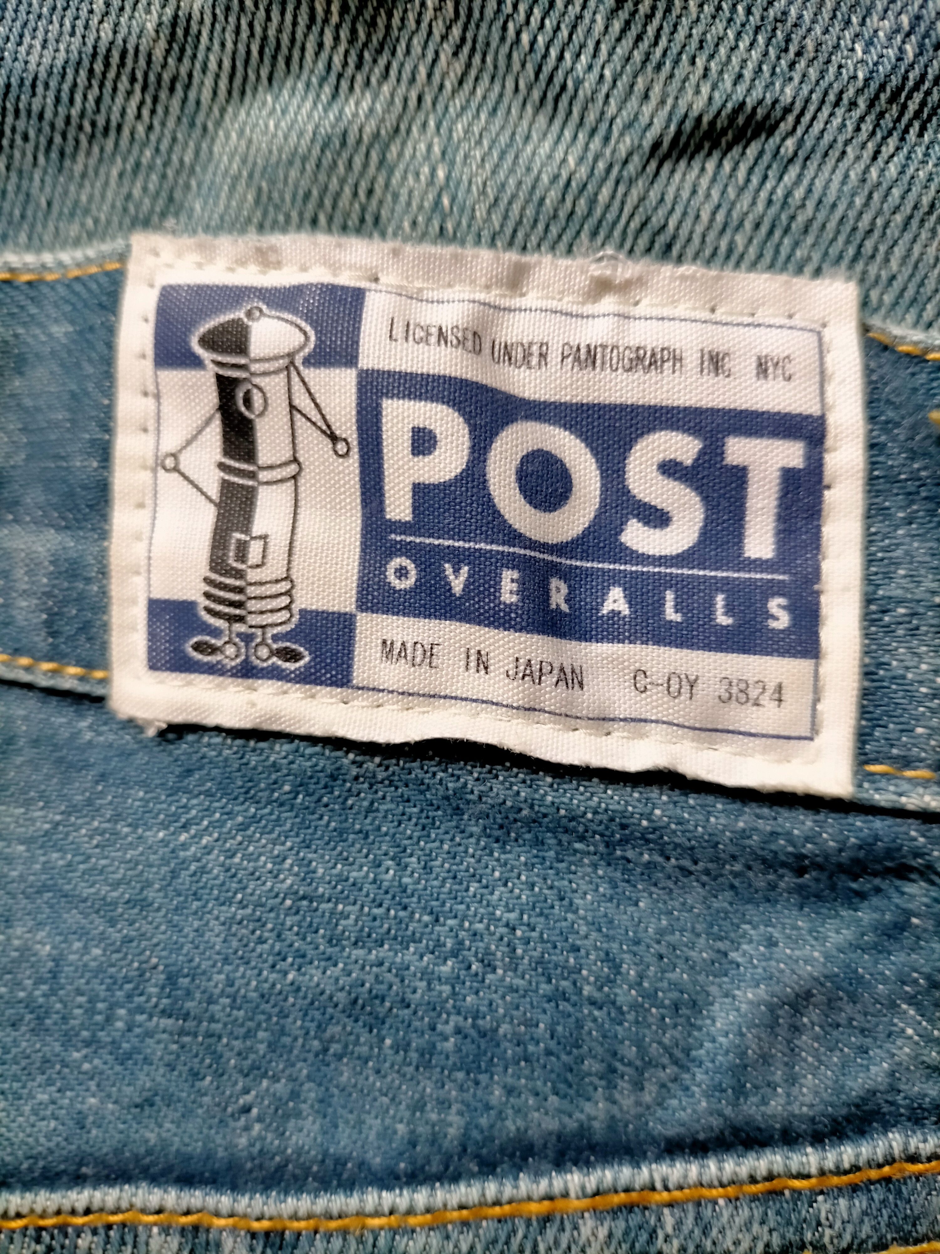 Post Overalls Made in japan Post Overlls Denim Jeans Size US 32 / EU 48 - 18 Thumbnail