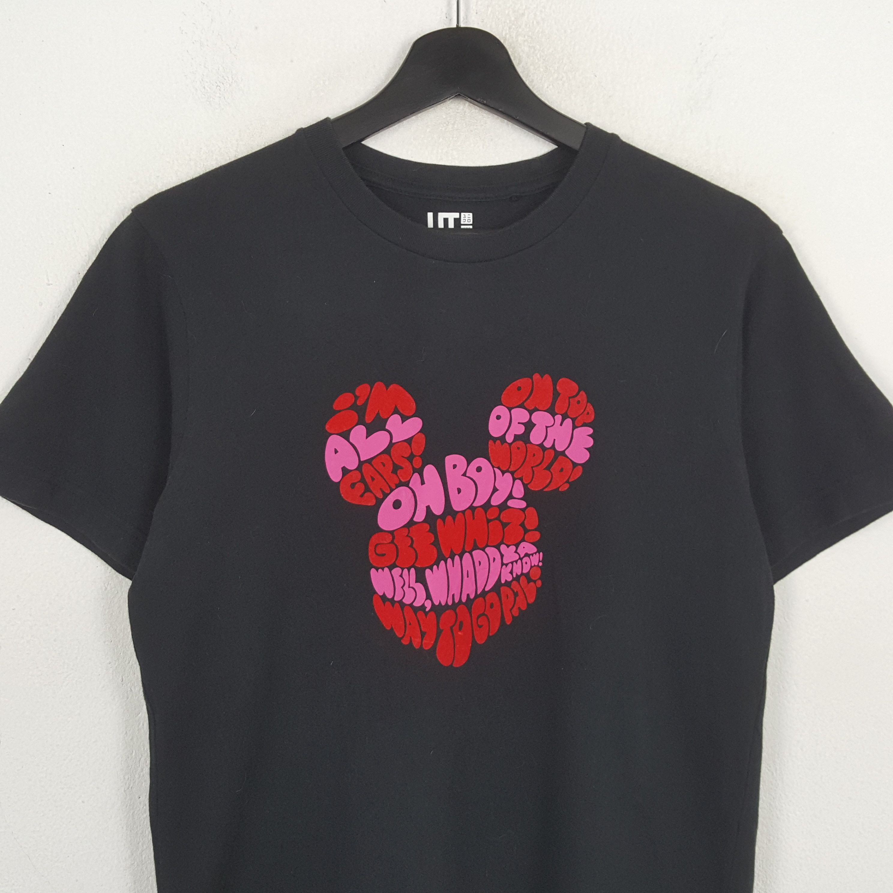 Uniqlo Uniqlo X Disney Mickey Mouse Tshirt RR18 Size US M / EU 48-50 / 2 - 2 Thumbnail