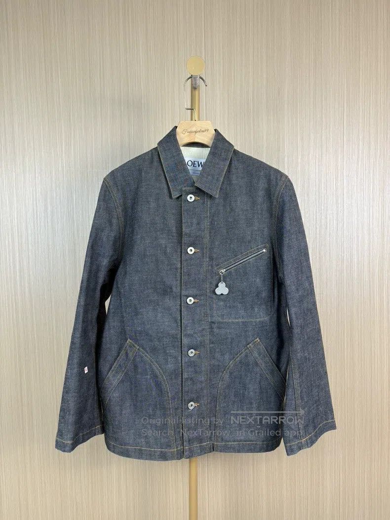 Loewe Loewe Back Floral Denim Jacket Size US M / EU 48-50 / 2 - 1 Thumbnail