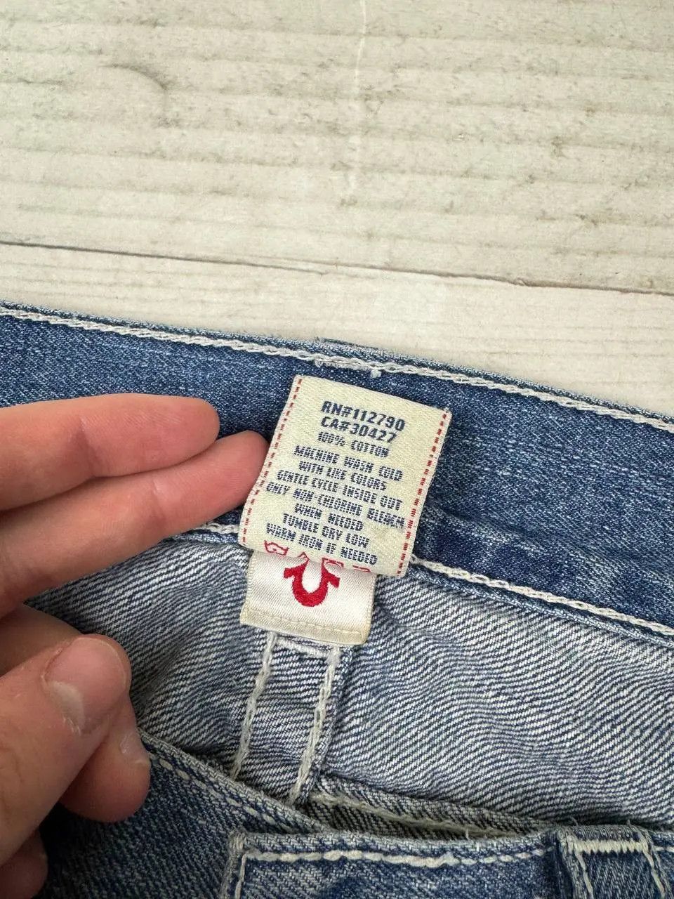 True Religion Vintage True Religion Ricky Baggy Denim Jeans 90s Y2K Size US 36 / EU 52 - 9 Thumbnail