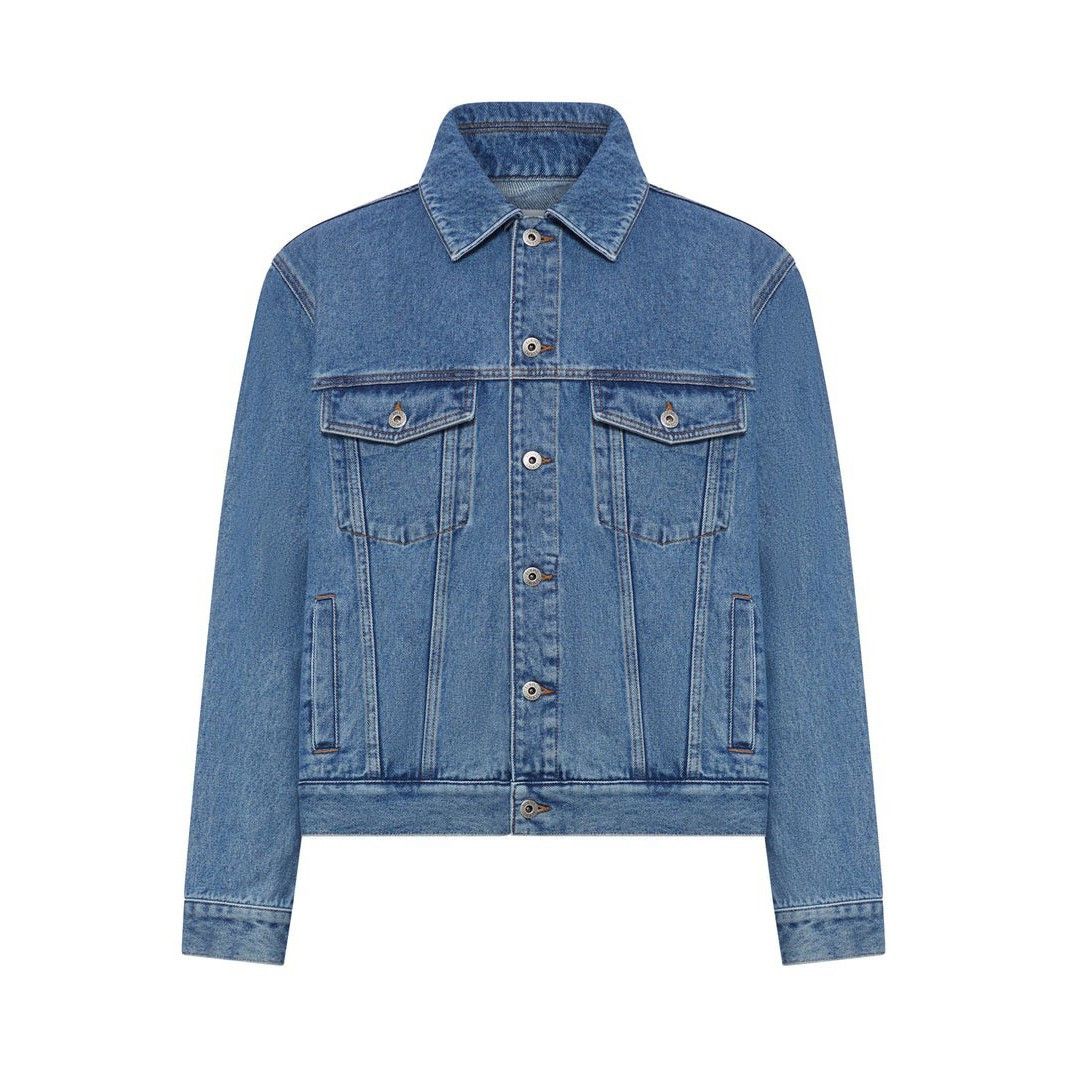 Loewe LOEWE Anagram Blue Denim Jacket New & Authentic (Men's size: Size US M / EU 48-50 / 2 - 1 Thumbnail