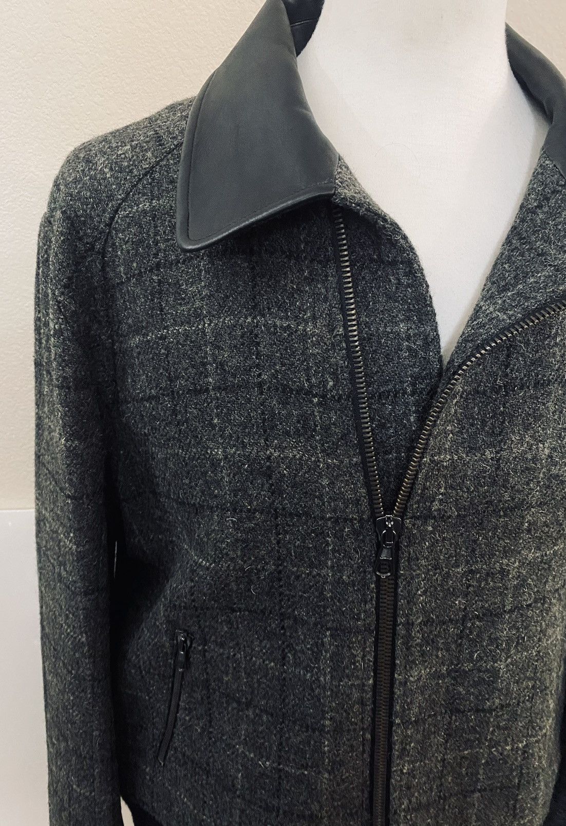 Rag & Bone Rag & Bone 🇺🇸 x Harris tweed wool lambskin B-15 bomber 46 NWT Size US XL / EU 56 / 4 - 5 Thumbnail
