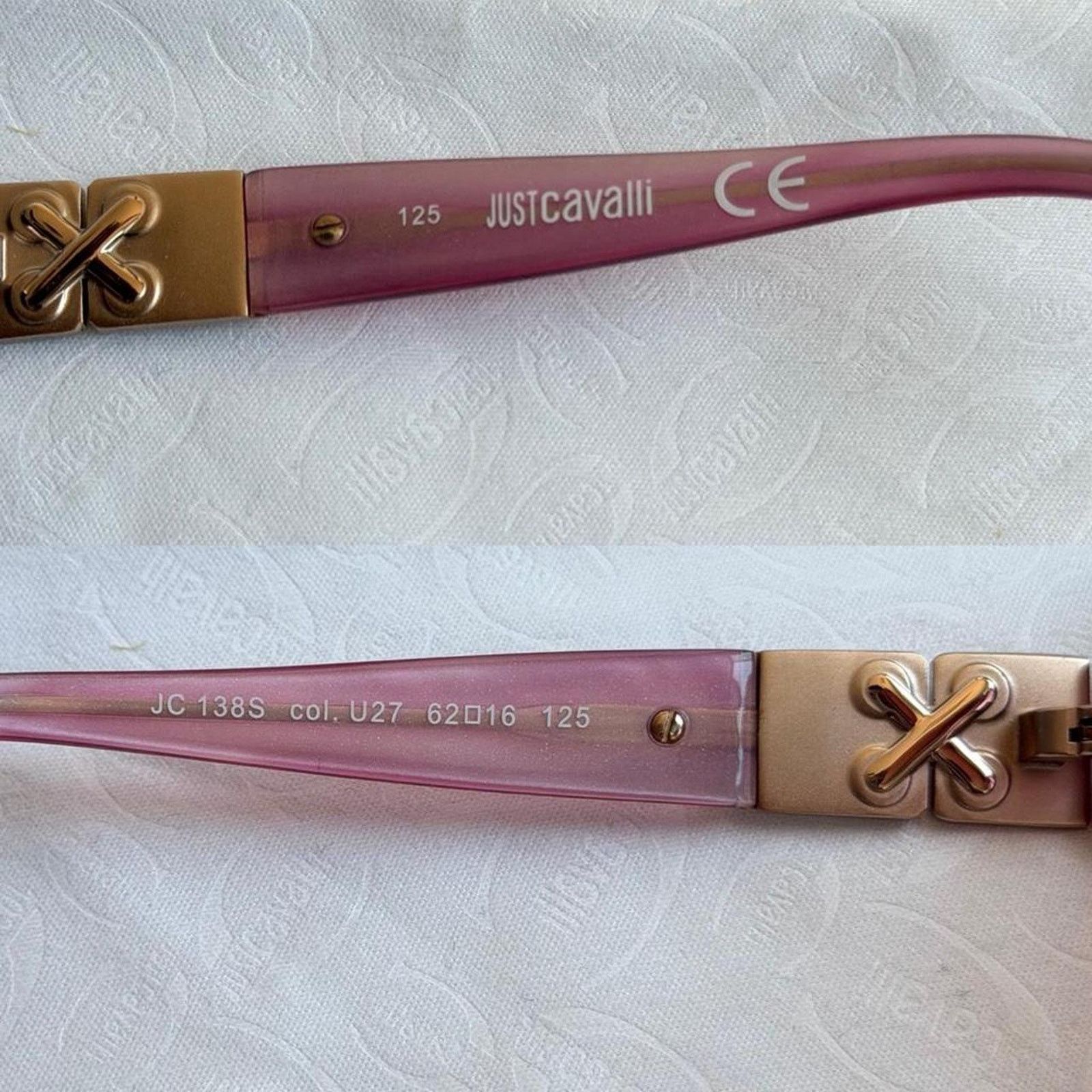 Just Cavalli Just Cavalli Cross Y2K Pink Sunglasses Size ONE SIZE - 6 Thumbnail