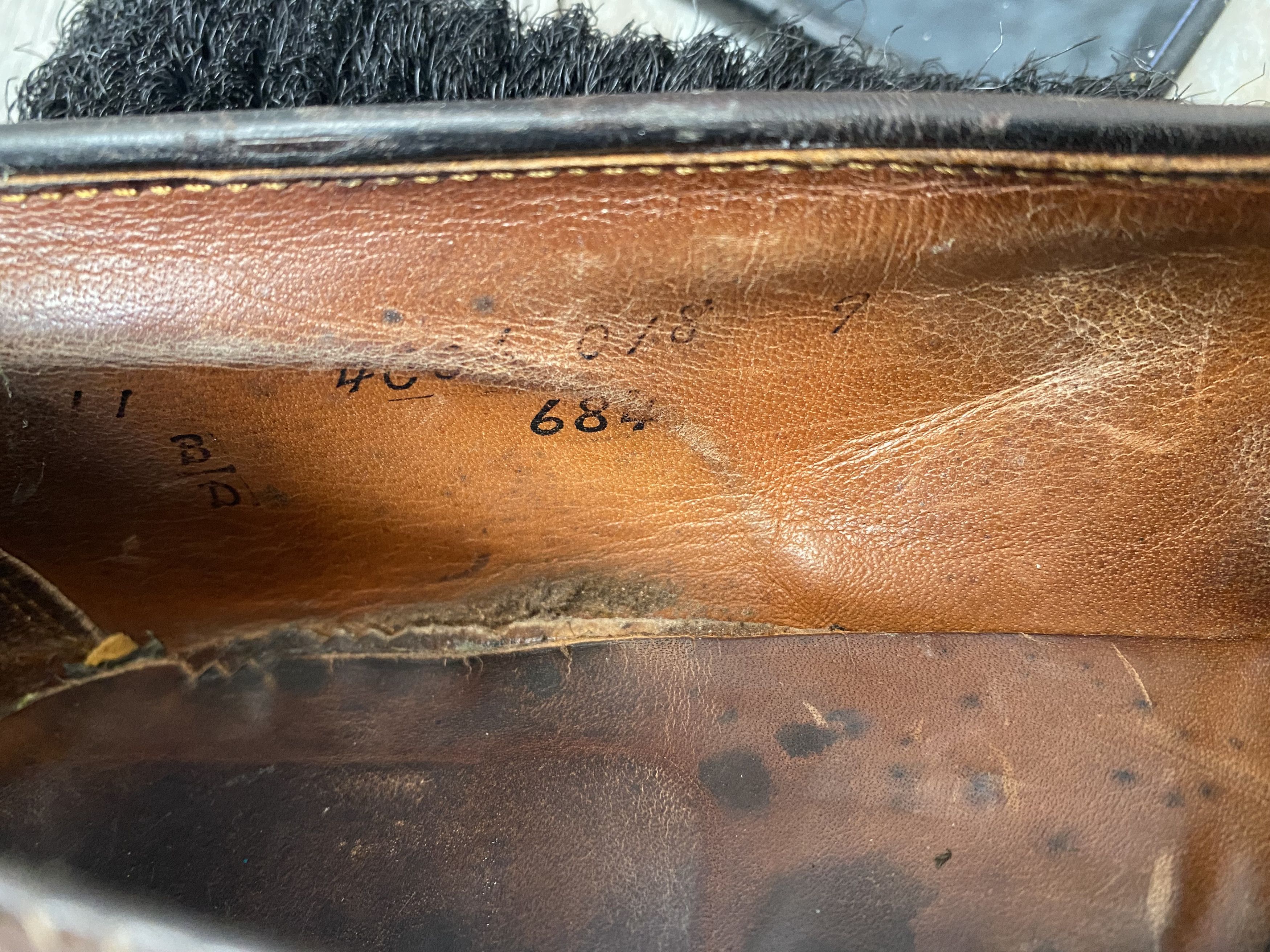 Alden Alden strap shell cordovan brown leather loafers sz 11B/D Size US 11 / EU 44 - 11 Thumbnail