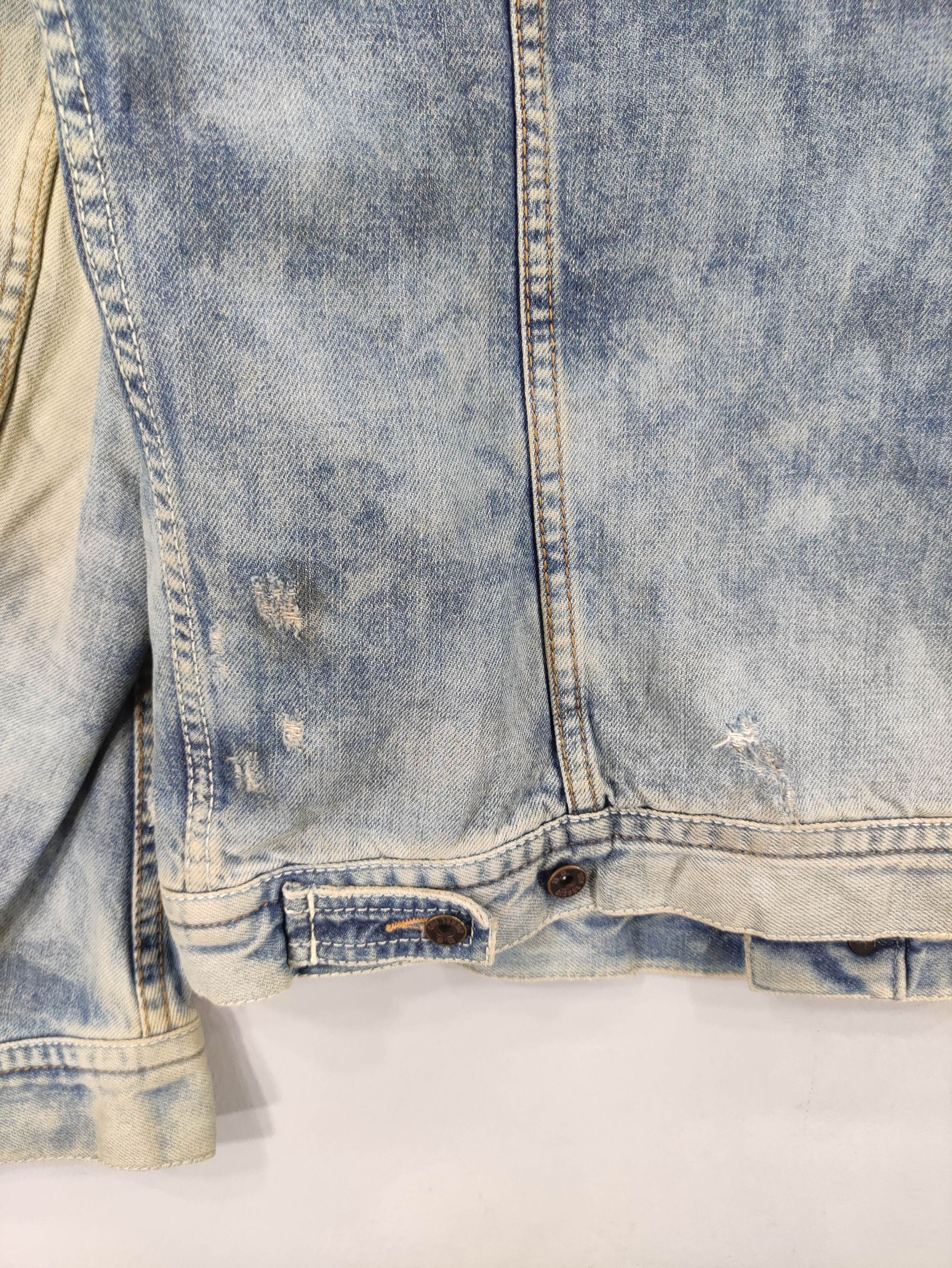 Diesel Vintage Diesel Distressed Denim Jacket Size US M / EU 48-50 / 2 - 14 Thumbnail