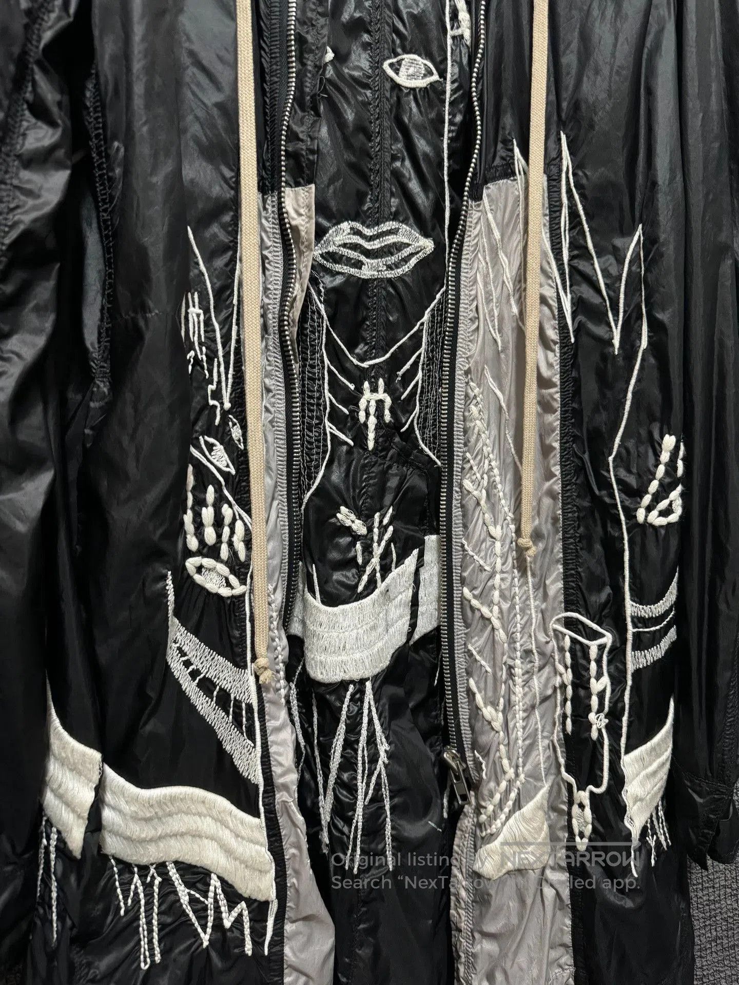Rick Owens rick owens embroidered windbreaker coat. Size US M / EU 48-50 / 2 - 4 Thumbnail