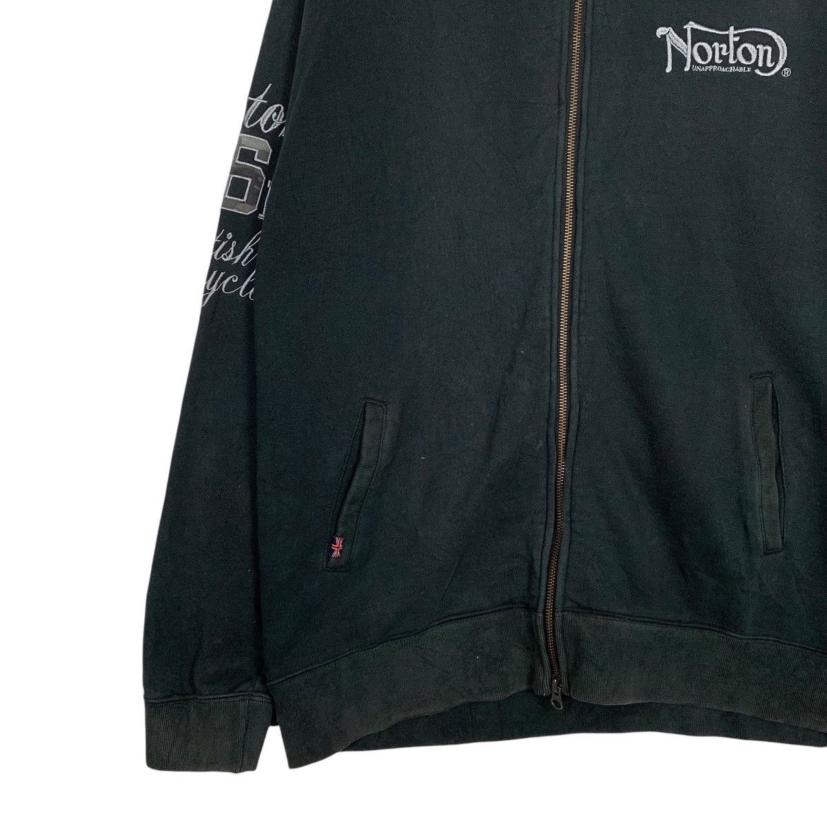 Norton Norton England Zipper Hoodie Size US XXL / EU 58 / 5 - 3 Thumbnail