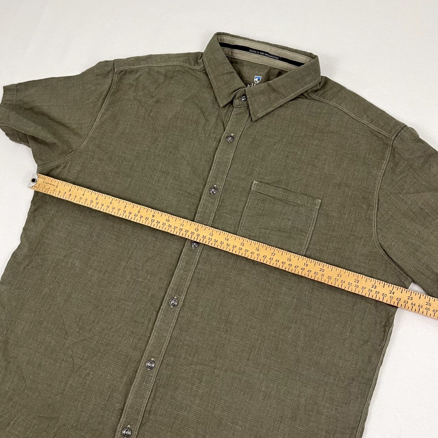 X-LARGE Kuhl Berlin Shirt Mens XL X-Large Green Hiking Casual Gorpcore Button Down Size US XL / EU 56 / 4 - 6 Thumbnail
