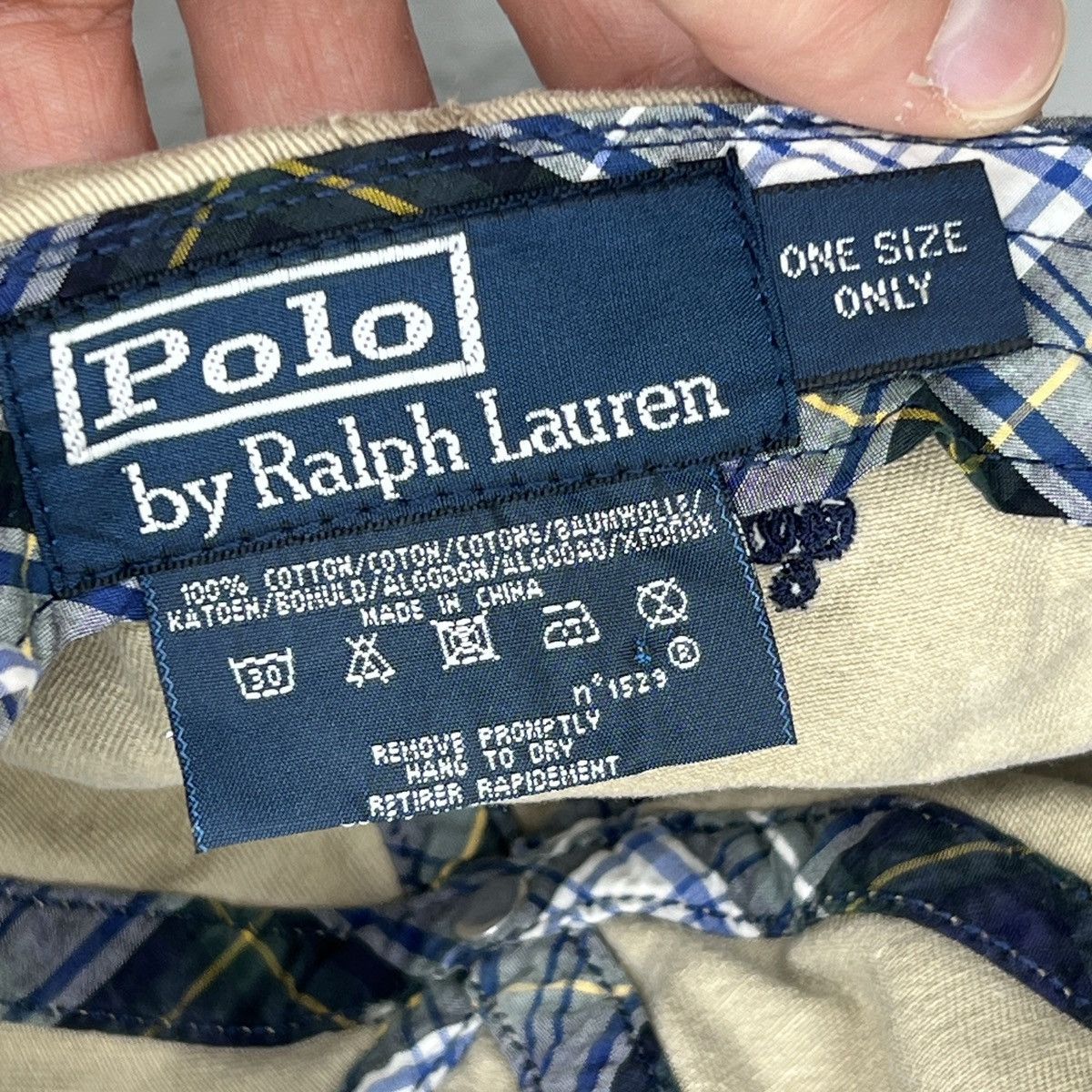 Polo Ralph Lauren Vintage Polo Ralph Lauren 90s Hat Cap Yacht Club Logo Beige Size ONE SIZE - 6 Thumbnail