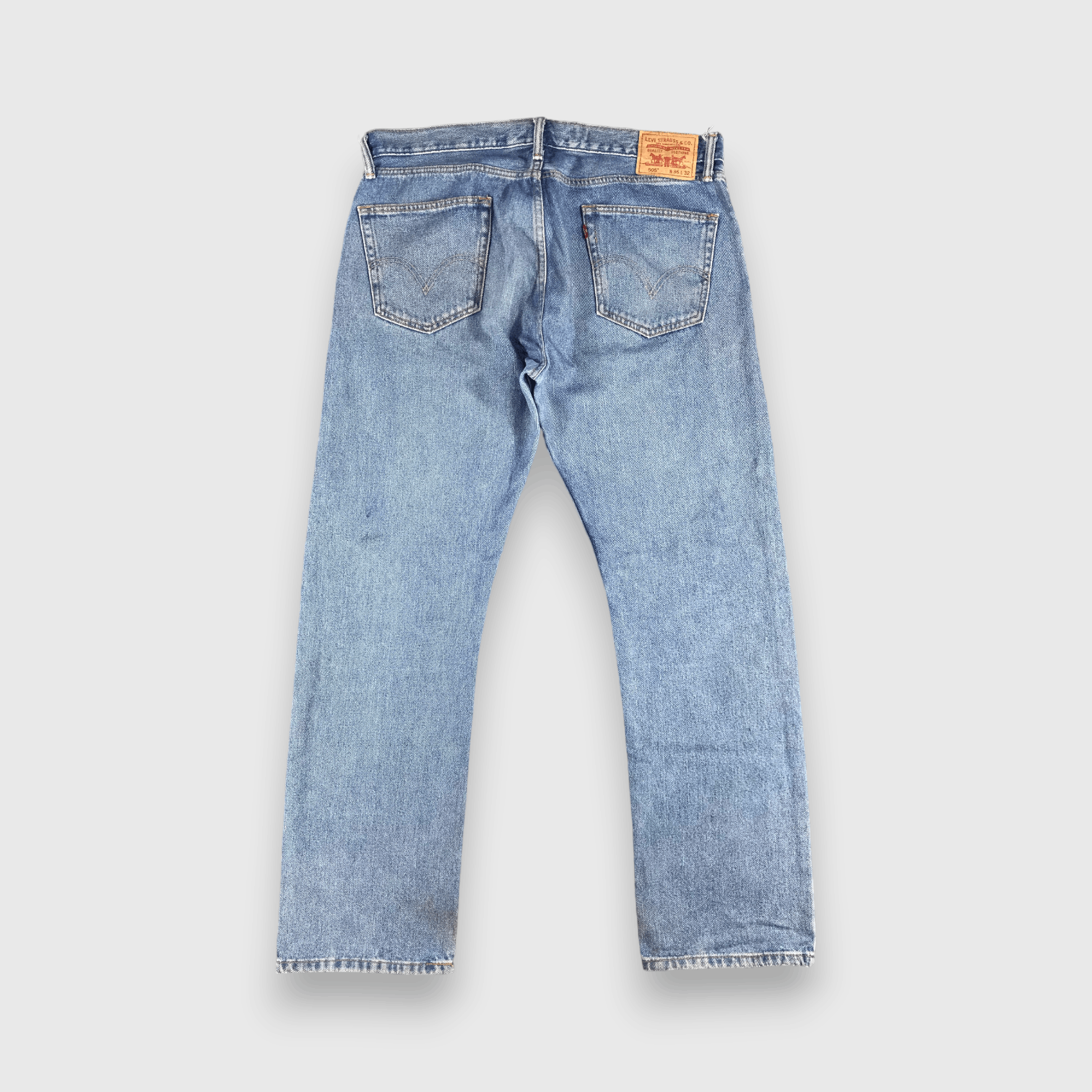 Levi's Vintage Blue Wash Levis 505 Jeans-J2129 Size US 38 / EU 54 - 2 Thumbnail