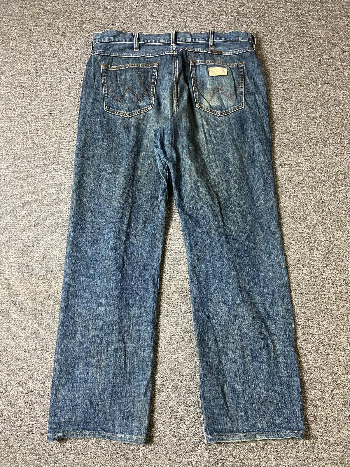 Japanese Brand × Vintage × Wrangler Vintage Wrangler Straight Baggy Cut Jeans (123) Size US 36 / EU 52 - 2 Thumbnail